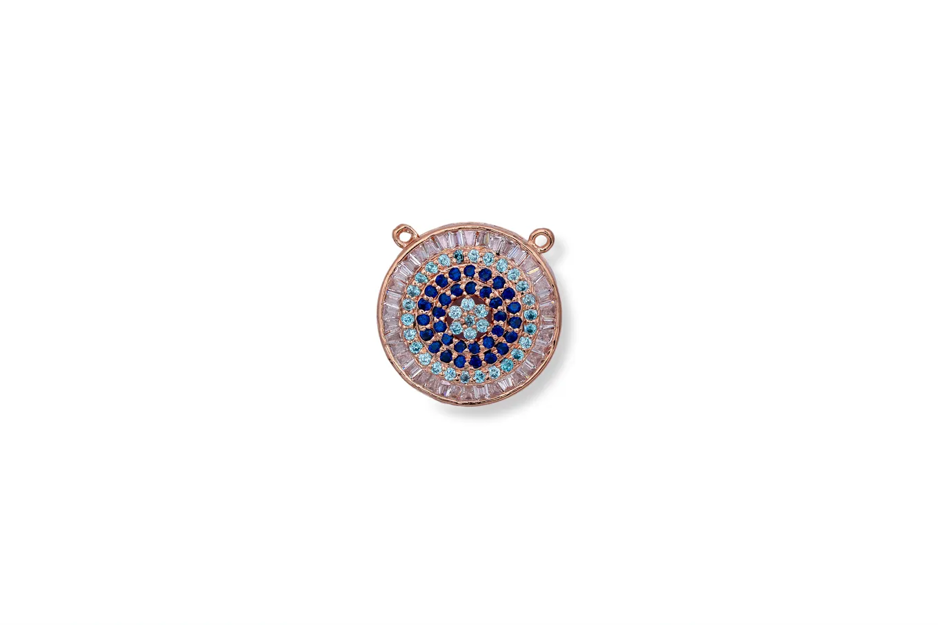 SILVER SYMBOLICA EVIL EYE CHARM PENDANT