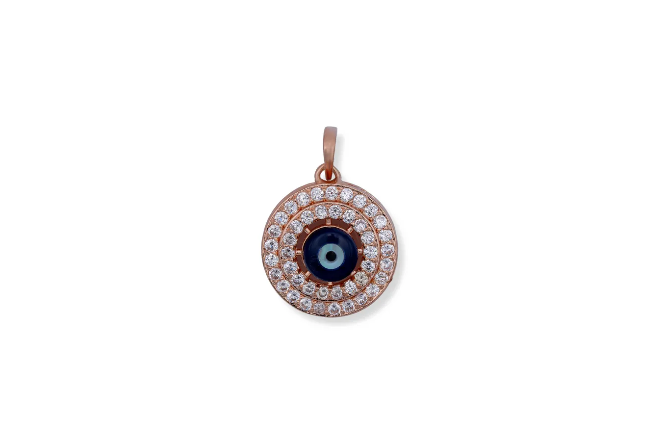 92.5 Silver Evil Eye Charm Pendant