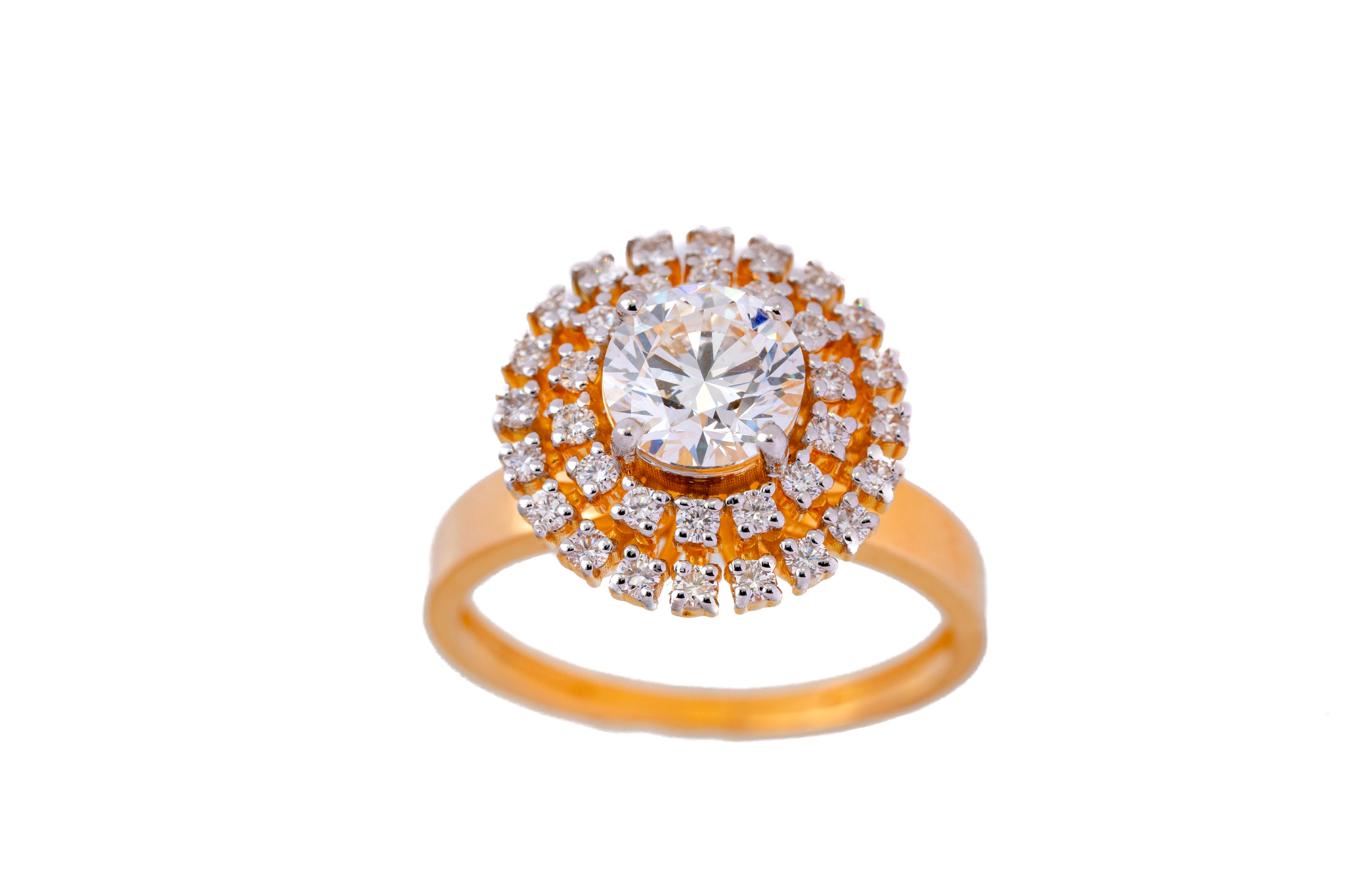DIAMOND FLORAL DELIGHT (14K WITH LAB GROWN DIAMONDS)