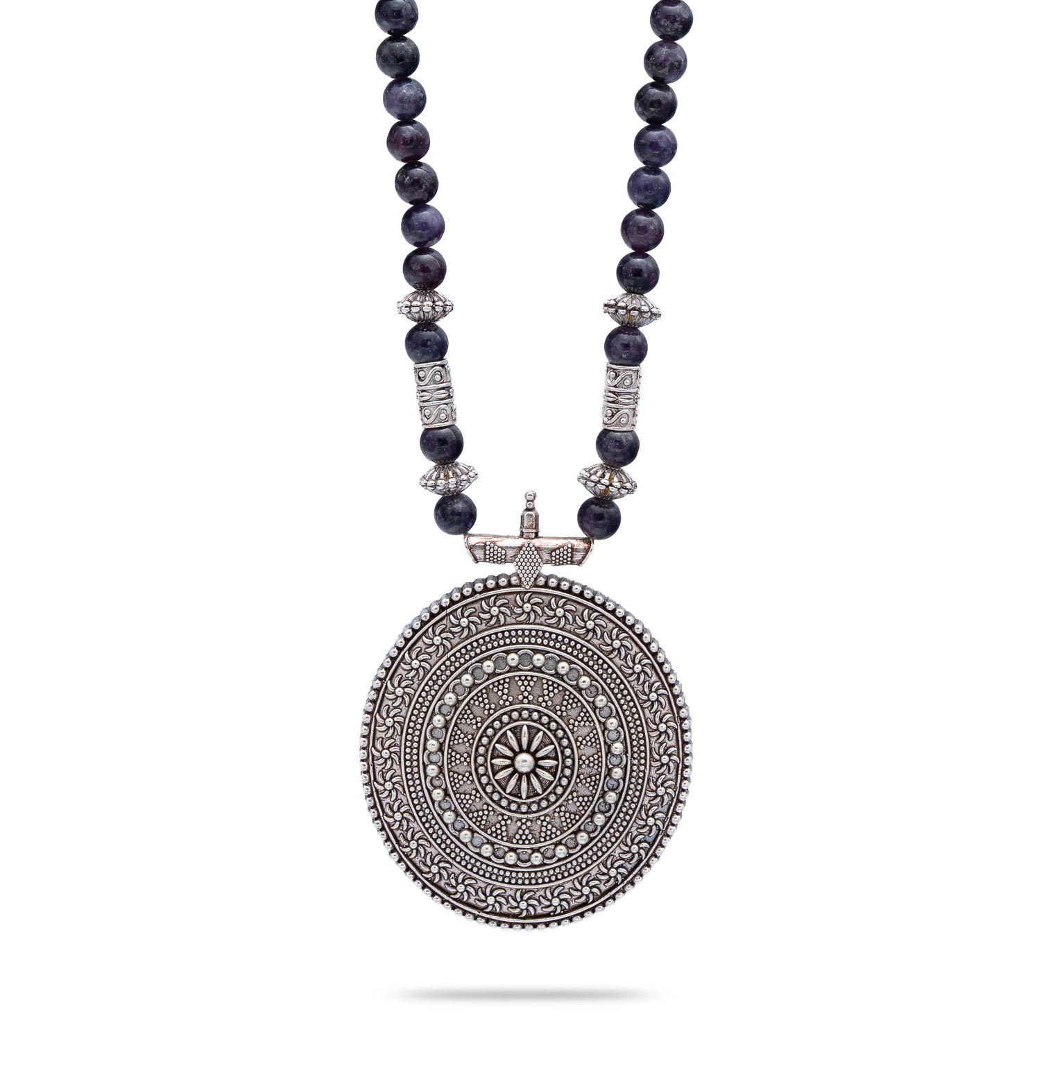 BLISSFUL SILVER NECKLACE SET