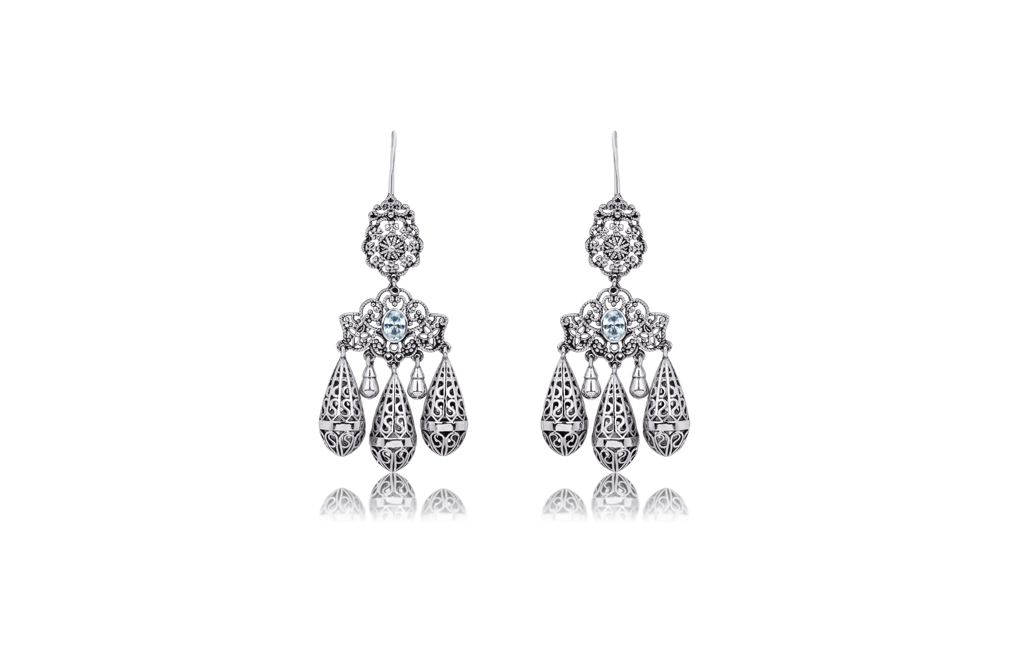 KIRANMALA SILVER EARRINGS