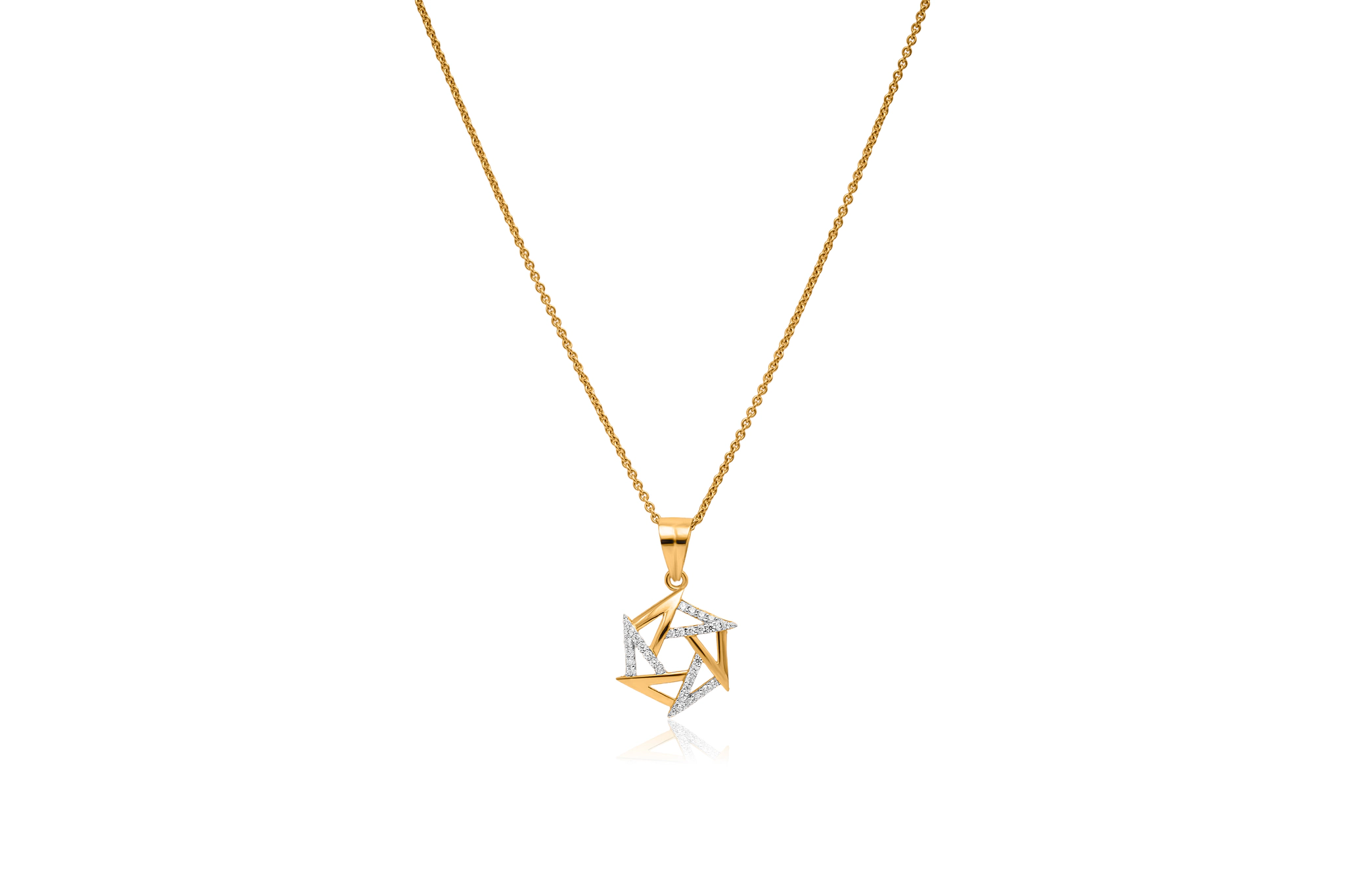 ZENITH DIAMOND PENDANT (18K WITH NATURAL DIAMONDS)