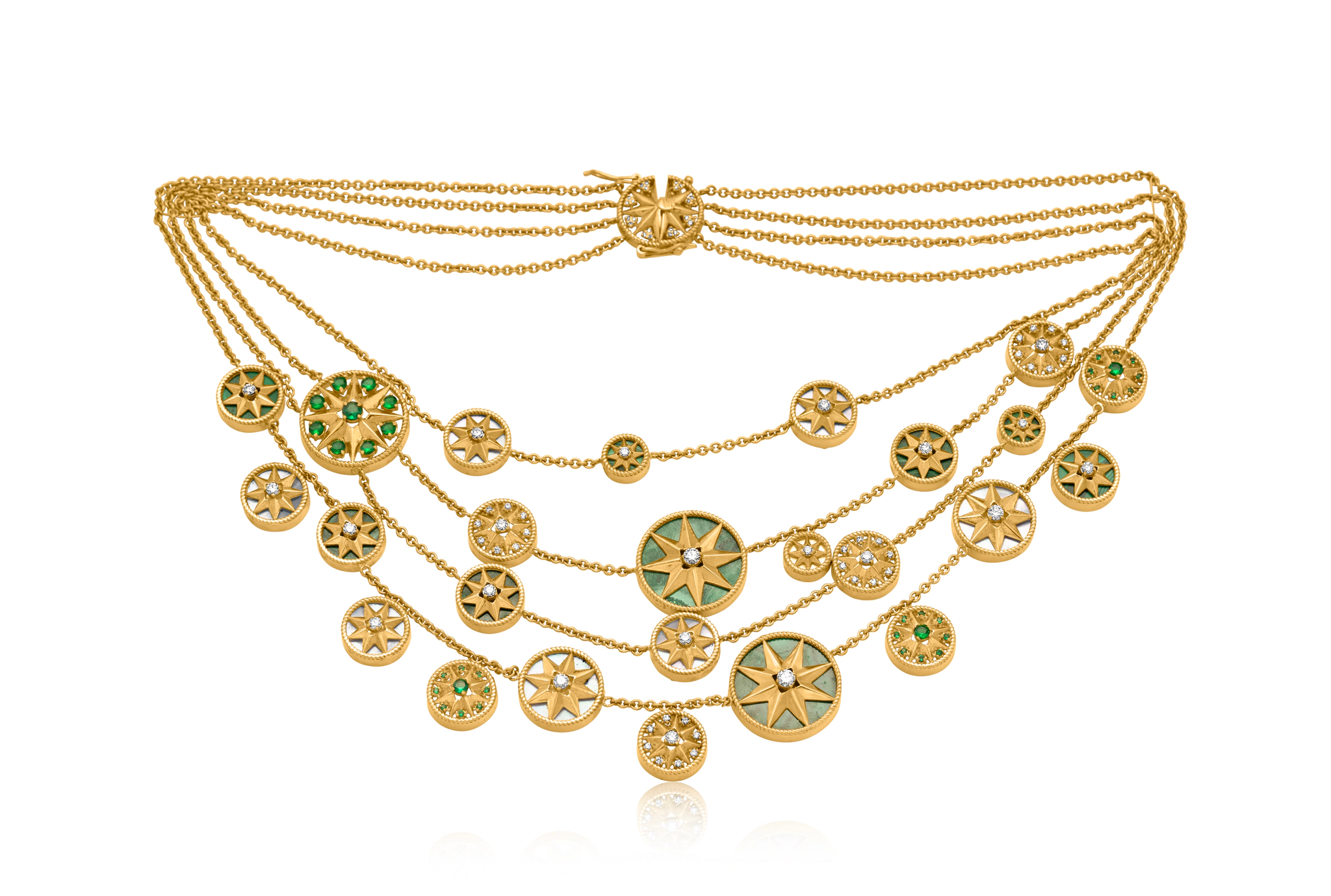 SHIMMERING DIAMOND NECKLACE (18K WITH NATURAL DIAMONDS)