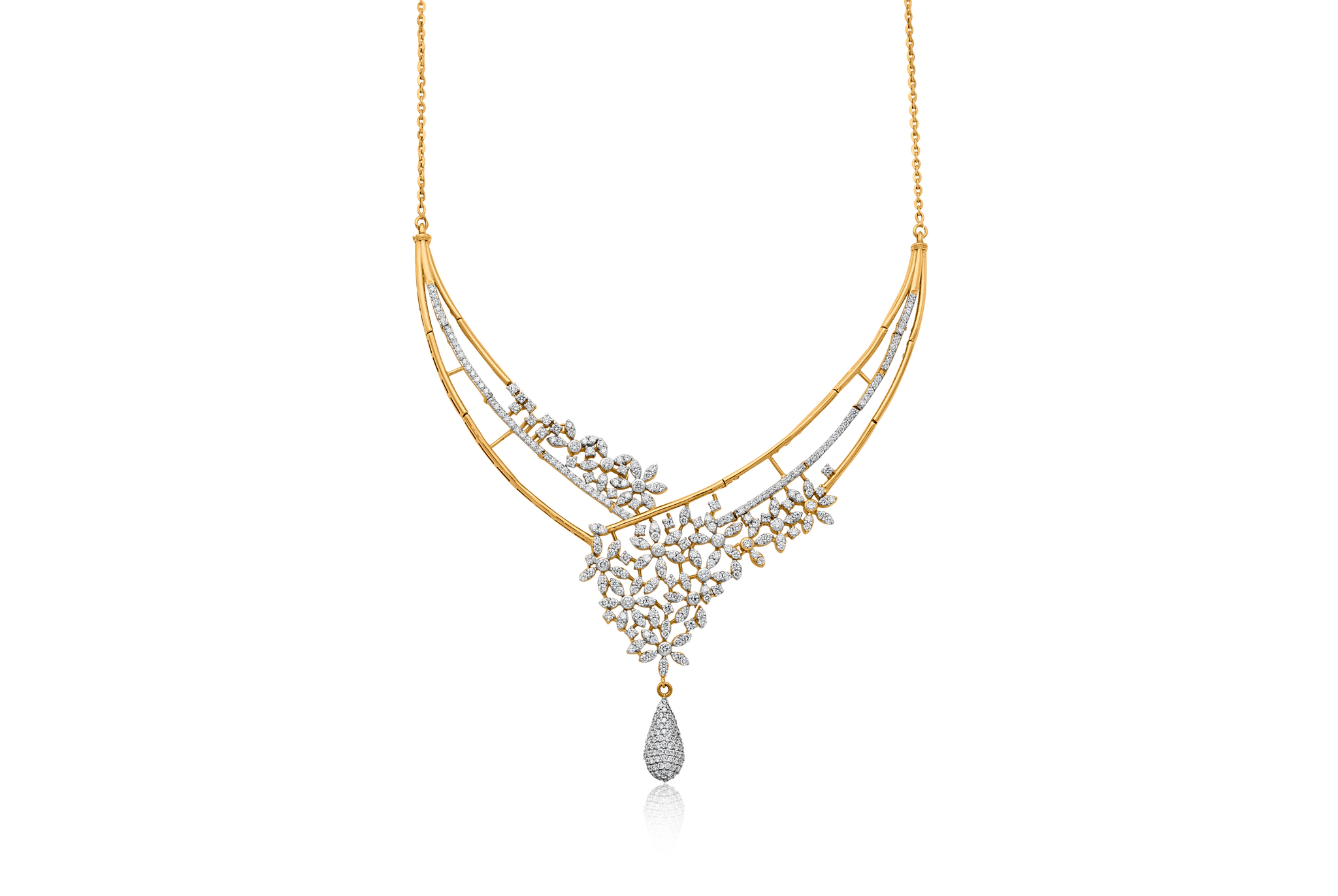 EMPRESS SPARKLE DIAMOND NECKLACE (18K WITH NATURAL DIAMONDS)