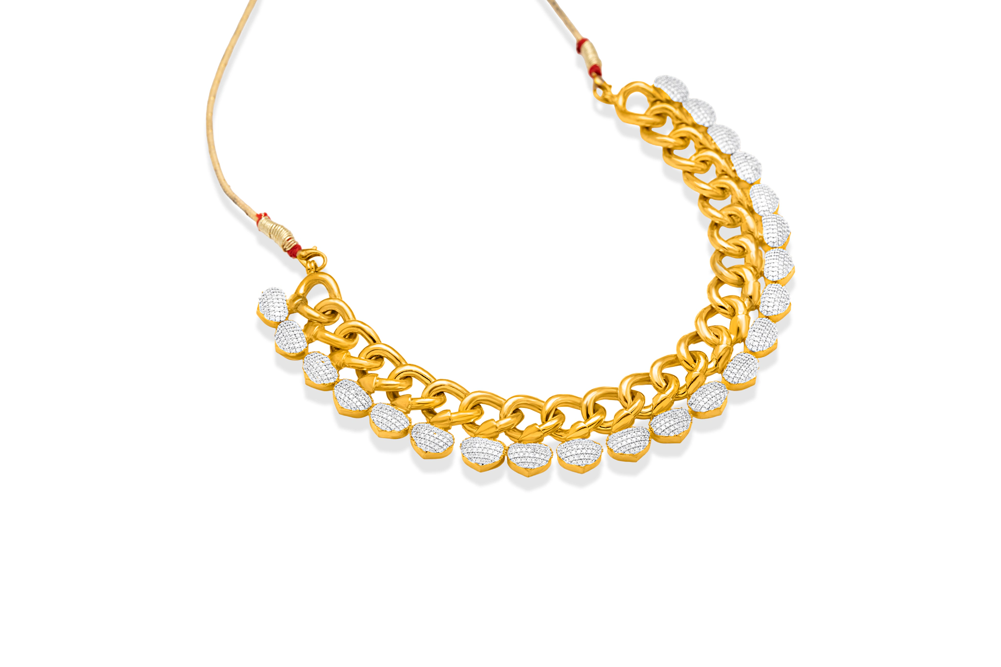 SHINNING SILVER CHAIN NECKLACE