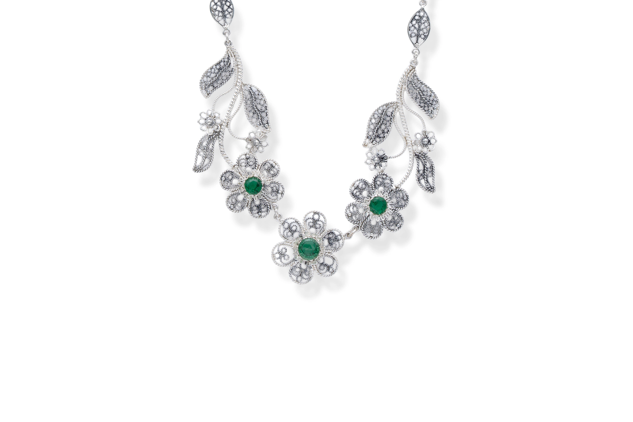 FILIGREE FLORAL NECKLACE