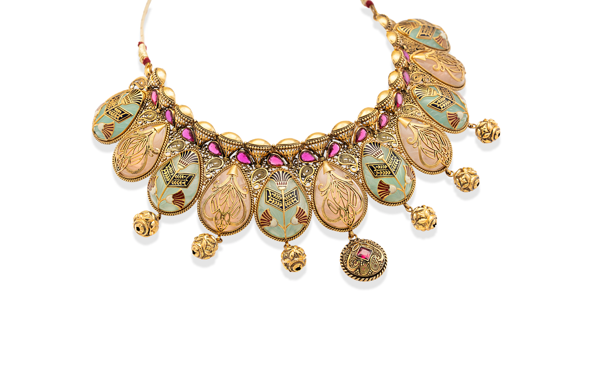 GORGEOUS GOLD AND QUARTZ BRIDAL JEWELLERY SET