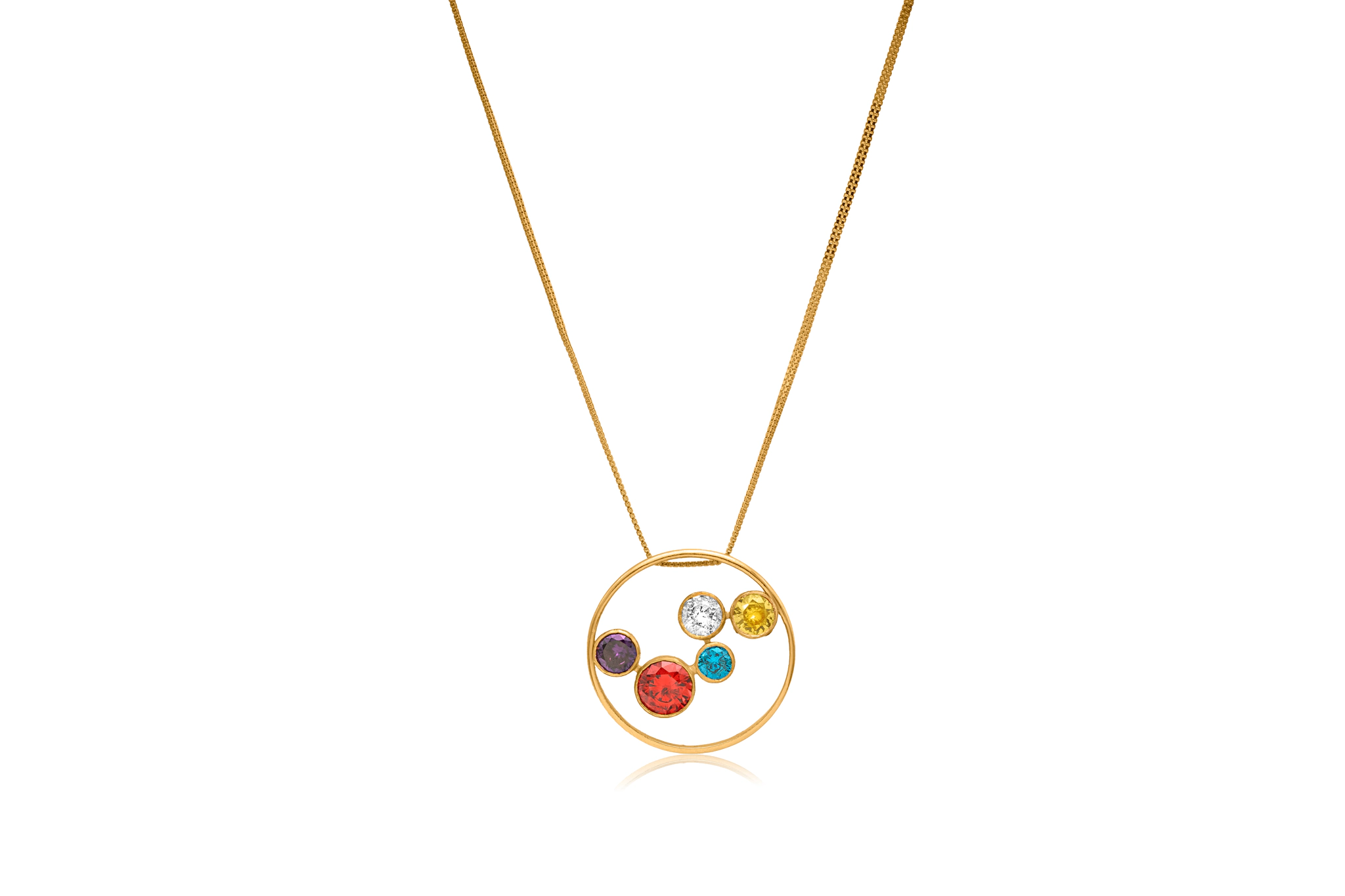 RAINBOW GOLD PENDANT