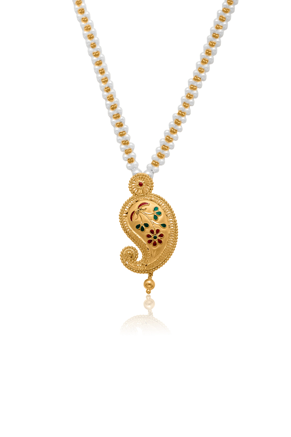 PAISLEY HERITAGE GOLD NECKLACE SET