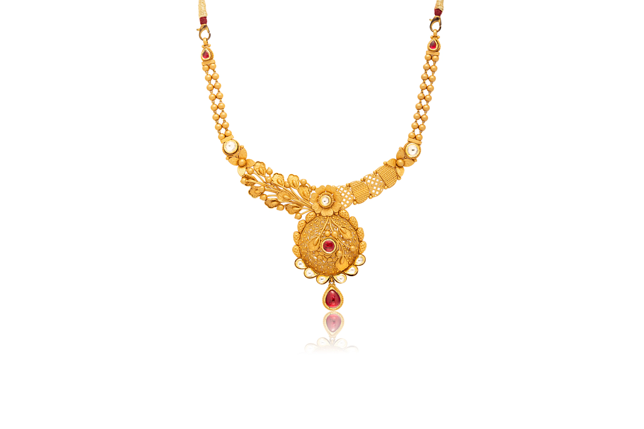 22K GOLD TRADITIONAL NECKLACE SET