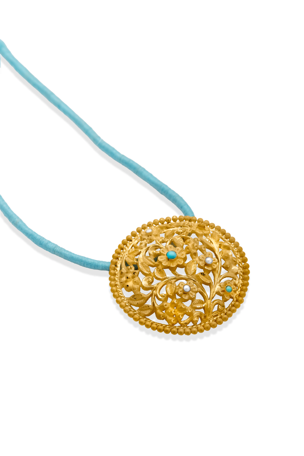 NEELPHOOL GOLD PENDANT