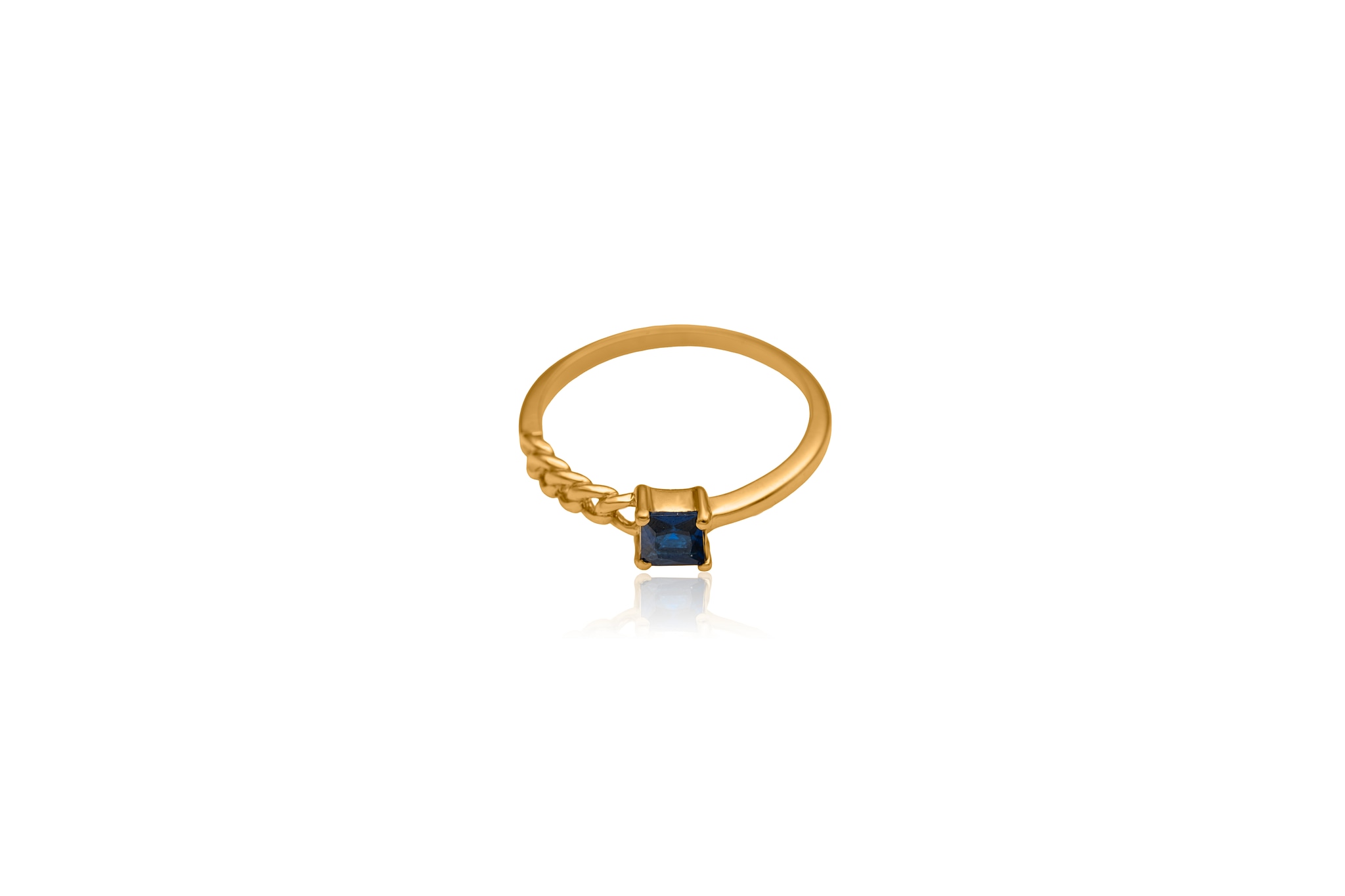 14K GOLD AZURE RING