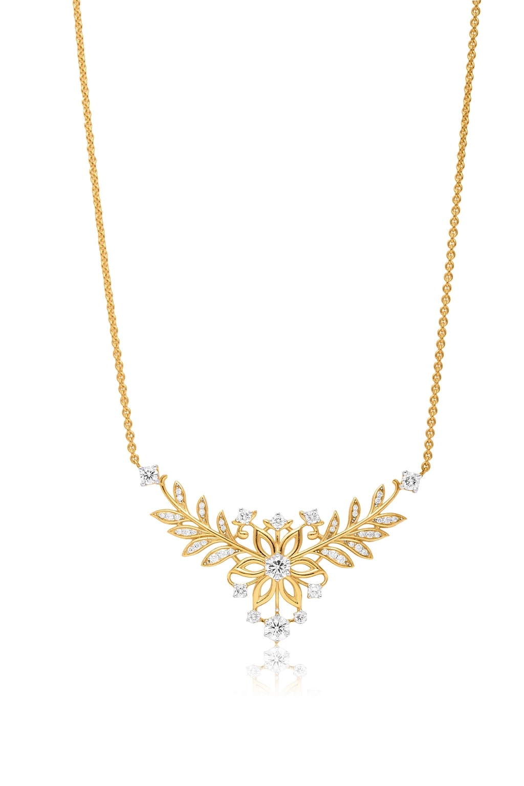 GILDED GARDEN DIAMOND PENDANT (18K WITH NATURAL DIAMONDS)