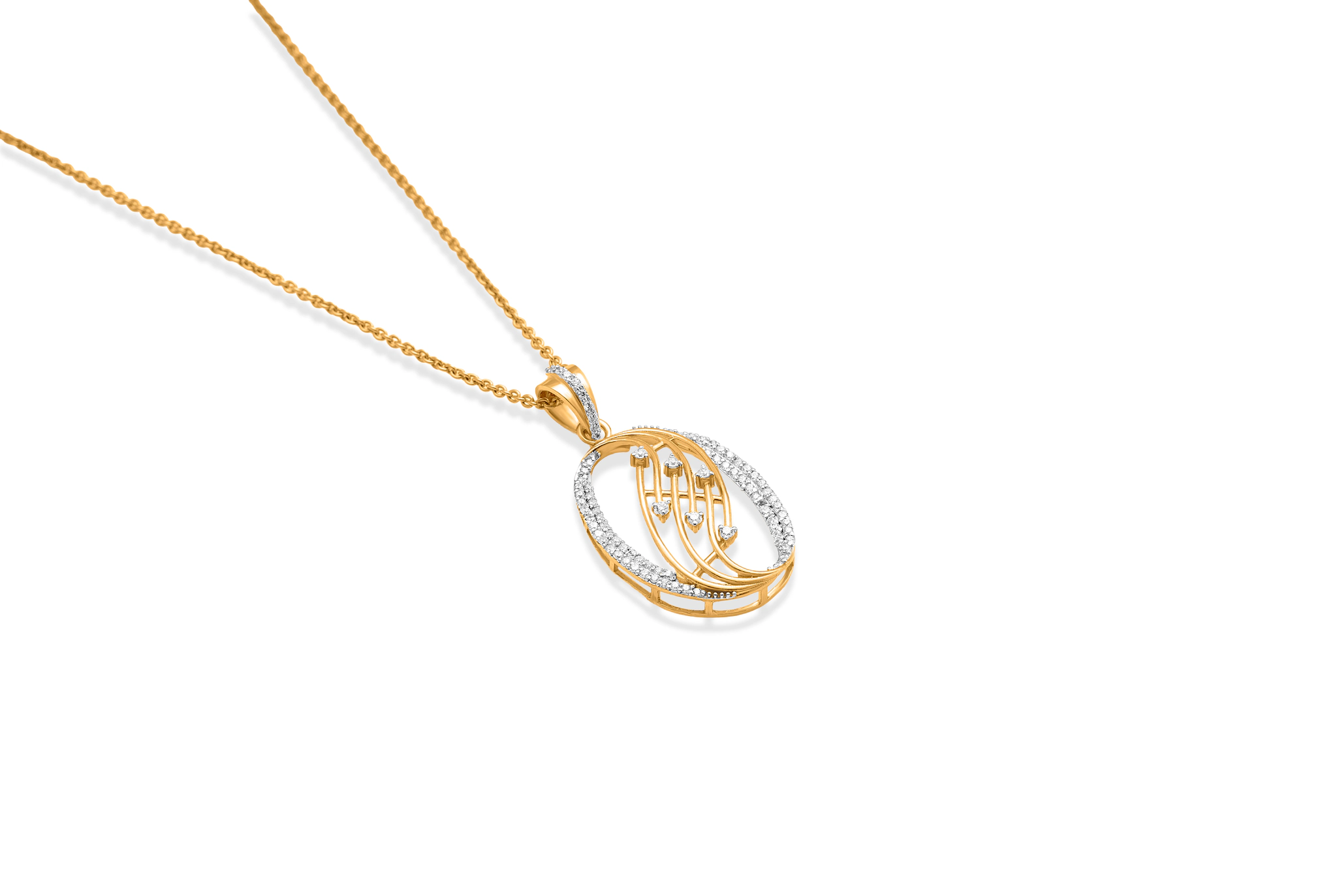 ETERNAL EMBRACE DIAMOND PENDANT SET (14K WITH LAB GROWN DIAMONDS)