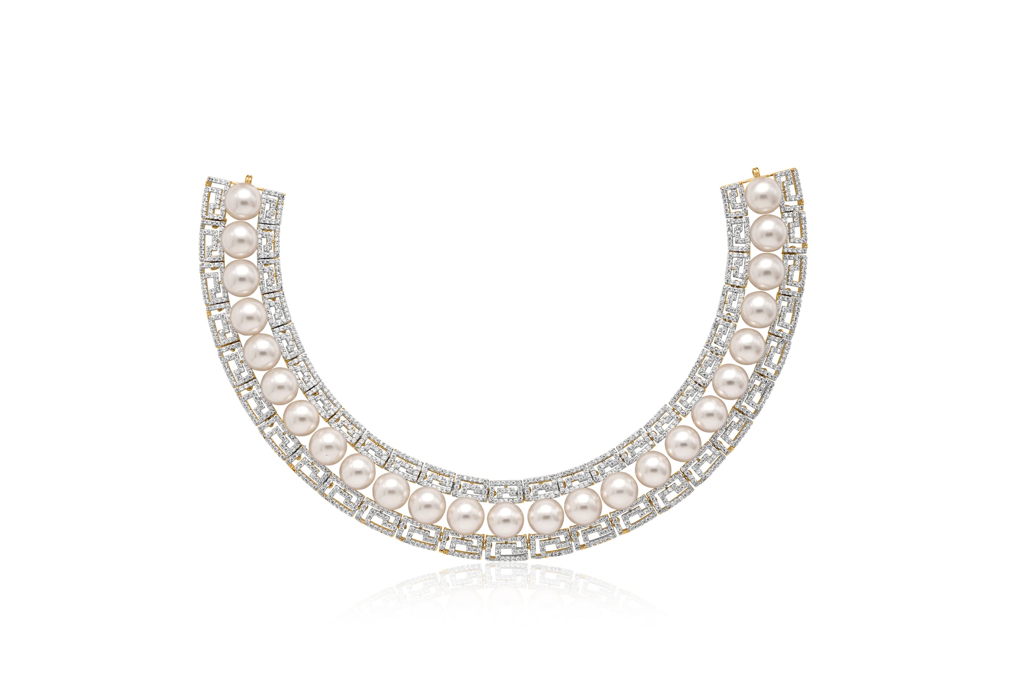 SILVER PEARL GRACE NECKLACE