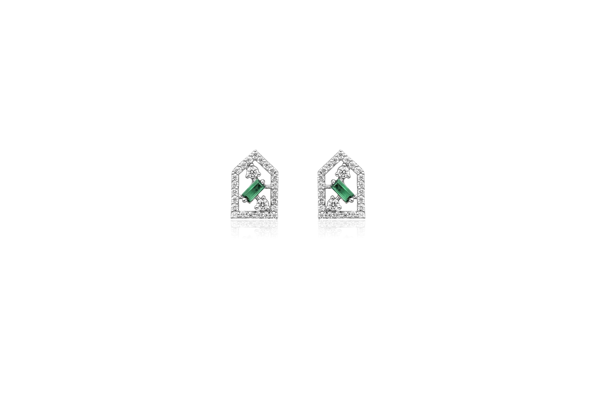 EVERGREEN DIAMOND EARRINGS (18K WITH NATURAL DIAMONDS)