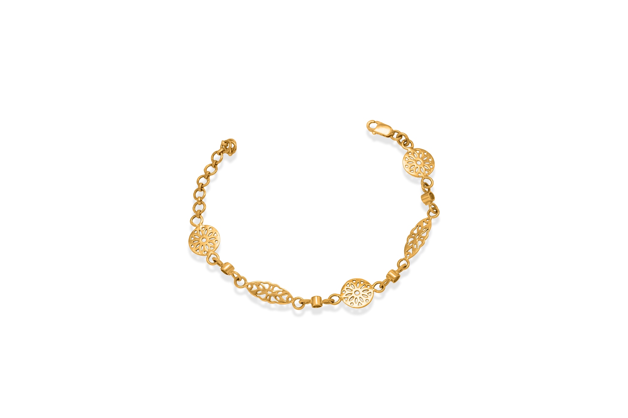 SHIMMER FLOW GOLD BRACELET