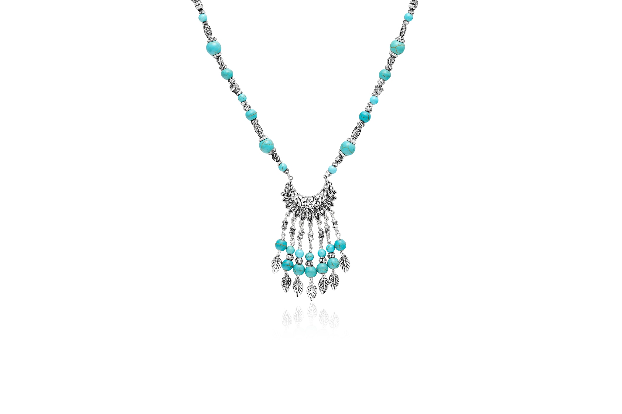 ARANYA CHARM SILVER NECKLACE