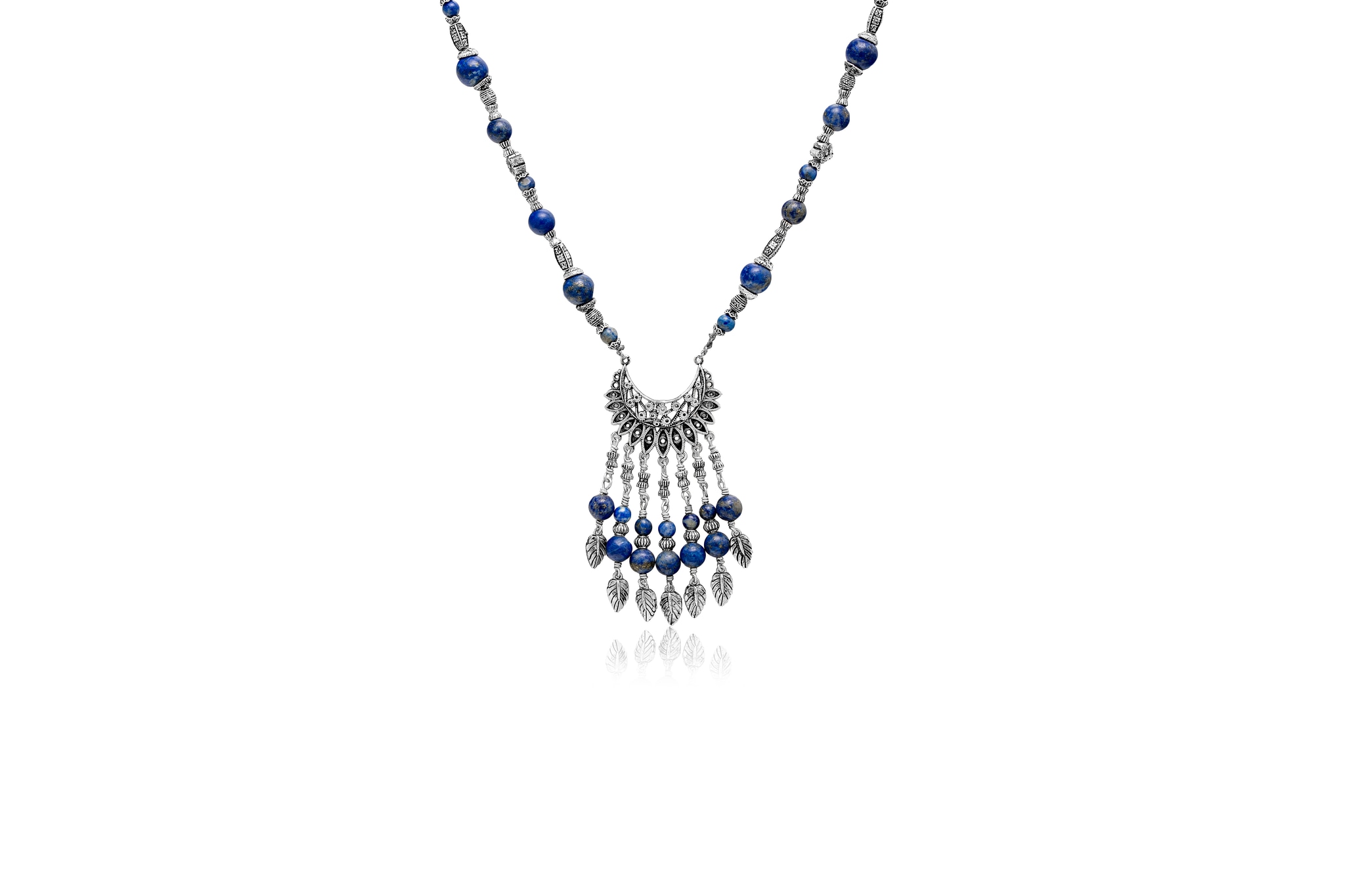 ARANYA CHARM SILVER NECKLACE