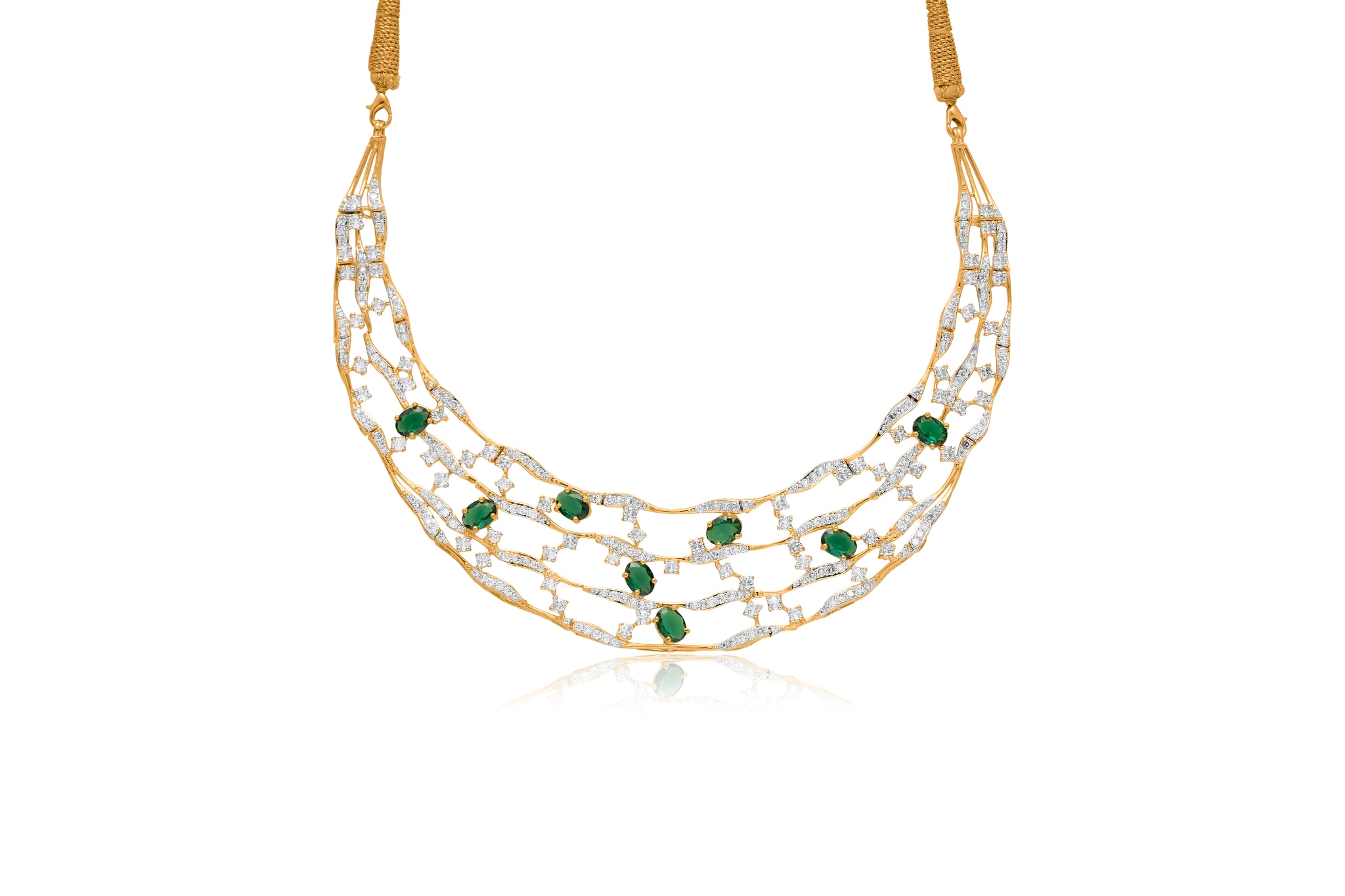 ENCHANTED LAYERS SILVER NECKLACE