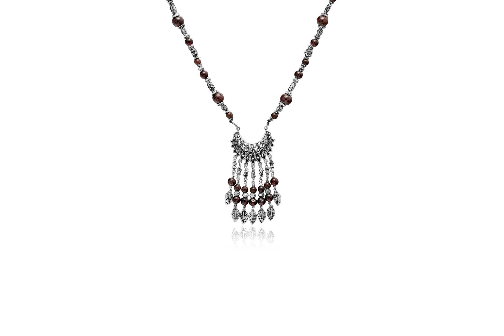 ARANYA CHARM SILVER NECKLACE
