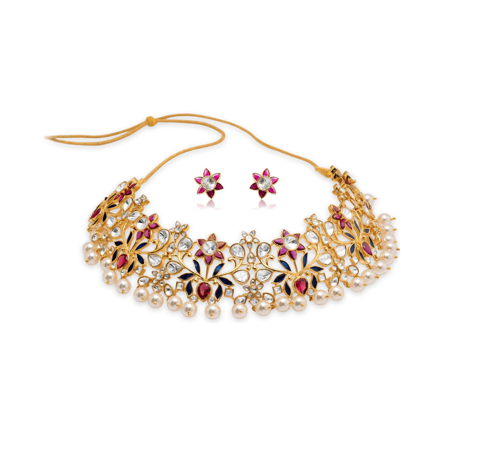 BLOOMING SILVER NECKLACE SET