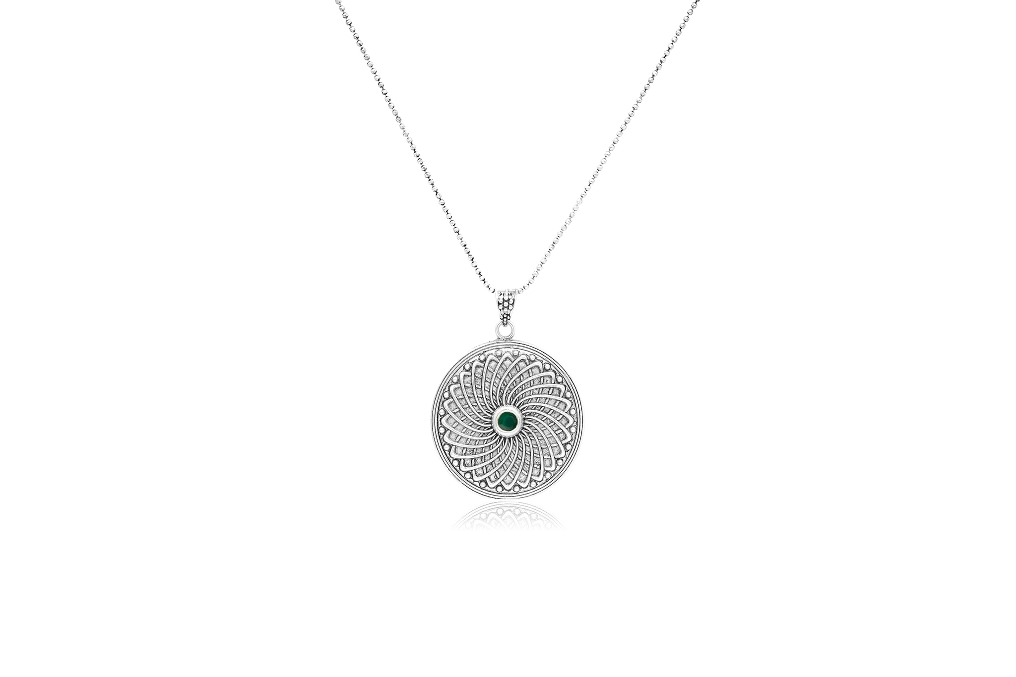 TRADITIONAL SILVER PENDANT SET