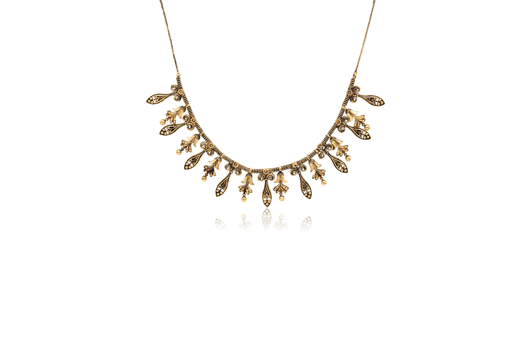 Gramik Tribal Silver Necklace