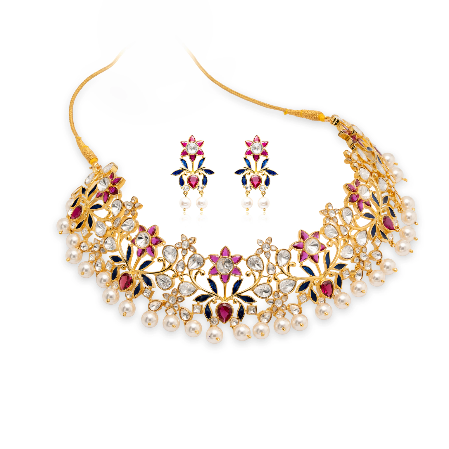 SILVER BLOOM NECKLACE SET