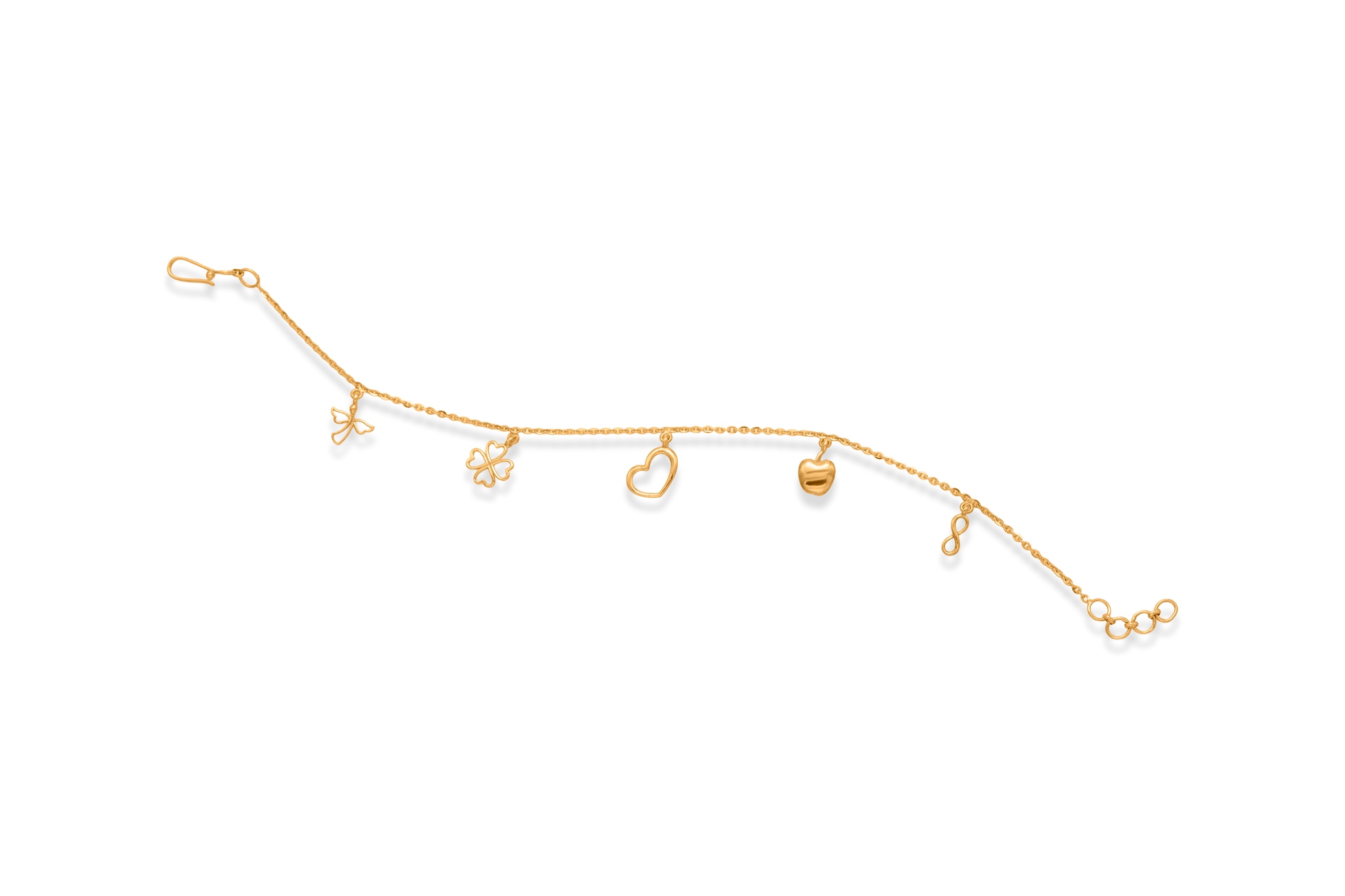 SWEET SYMBOLS GOLD BRACELET