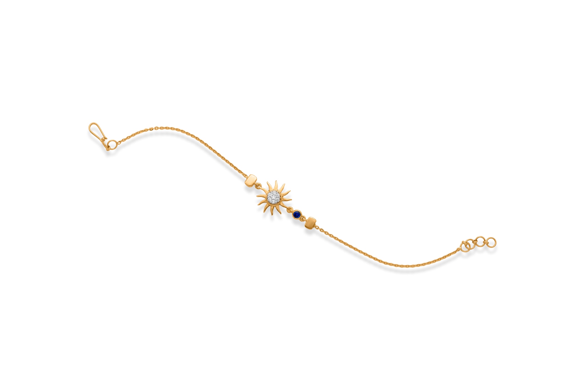 SUNBURST ELEGANCE GOLD BRACELET