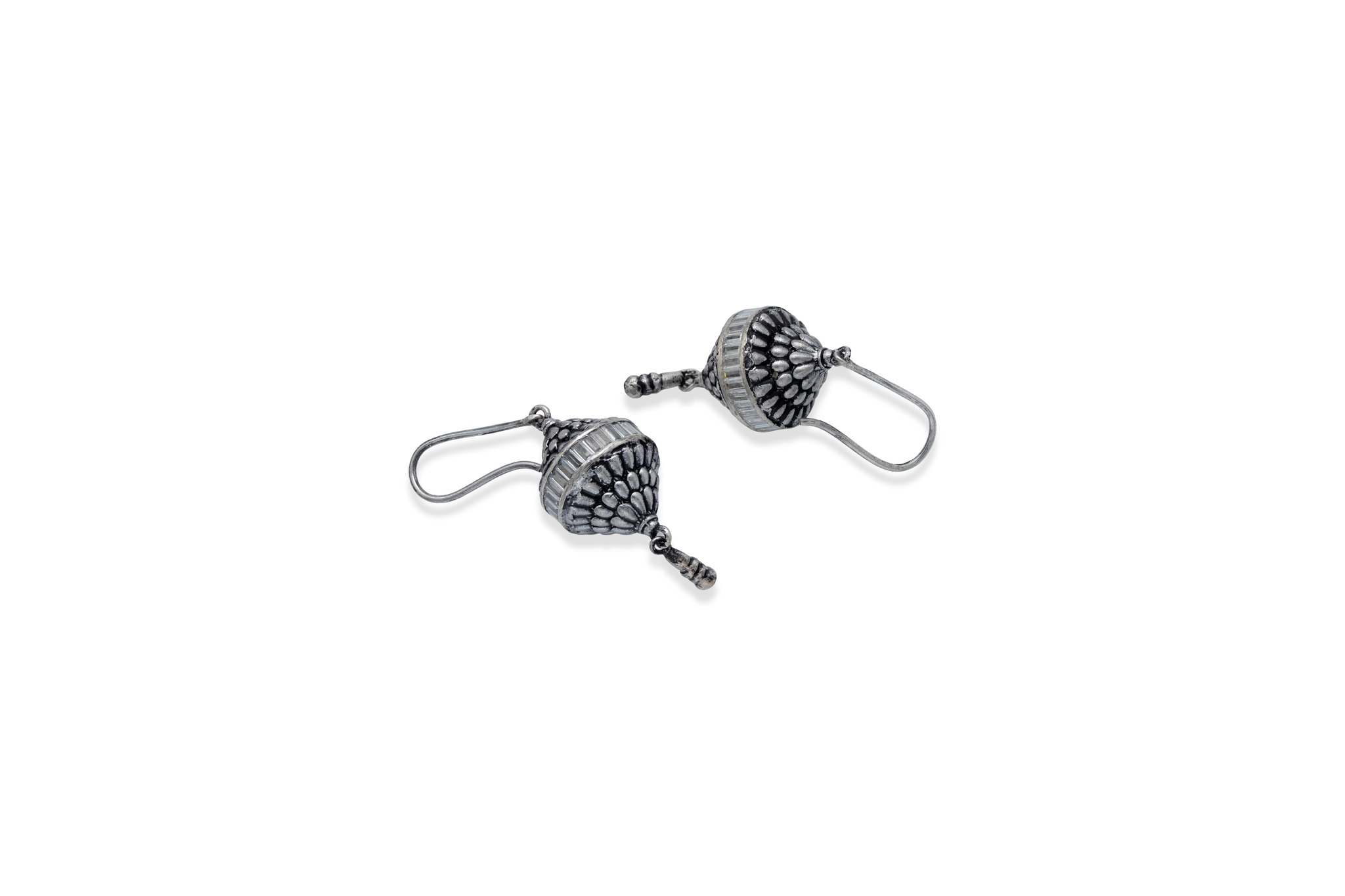 MINARET WHISPERS SILVER EARRINGS