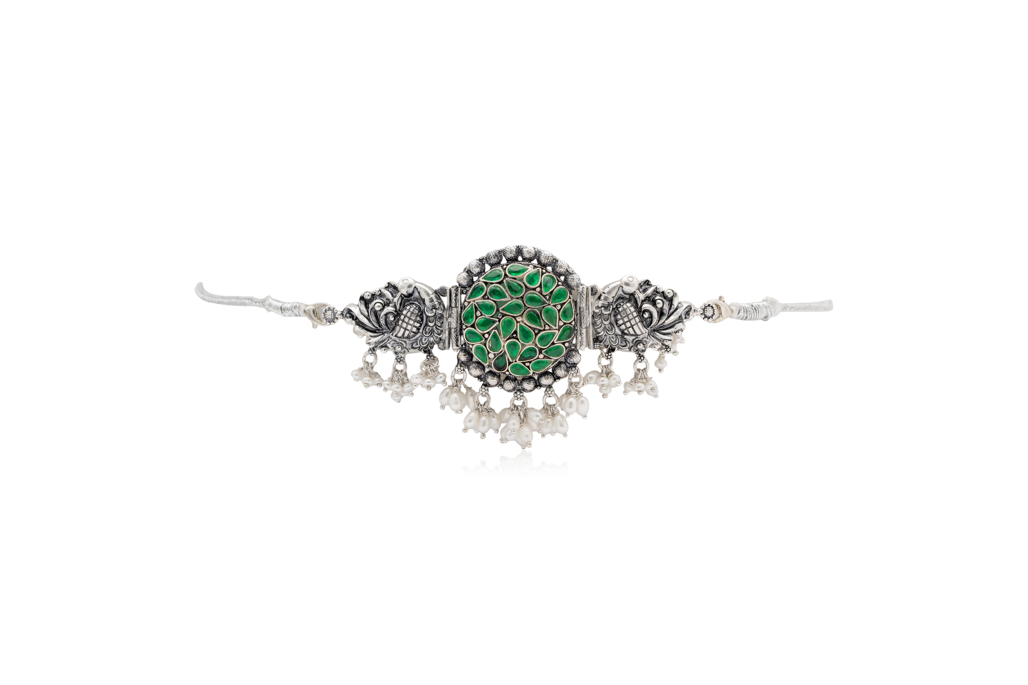 MINARET WHISPERS SILVER EARRINGS
