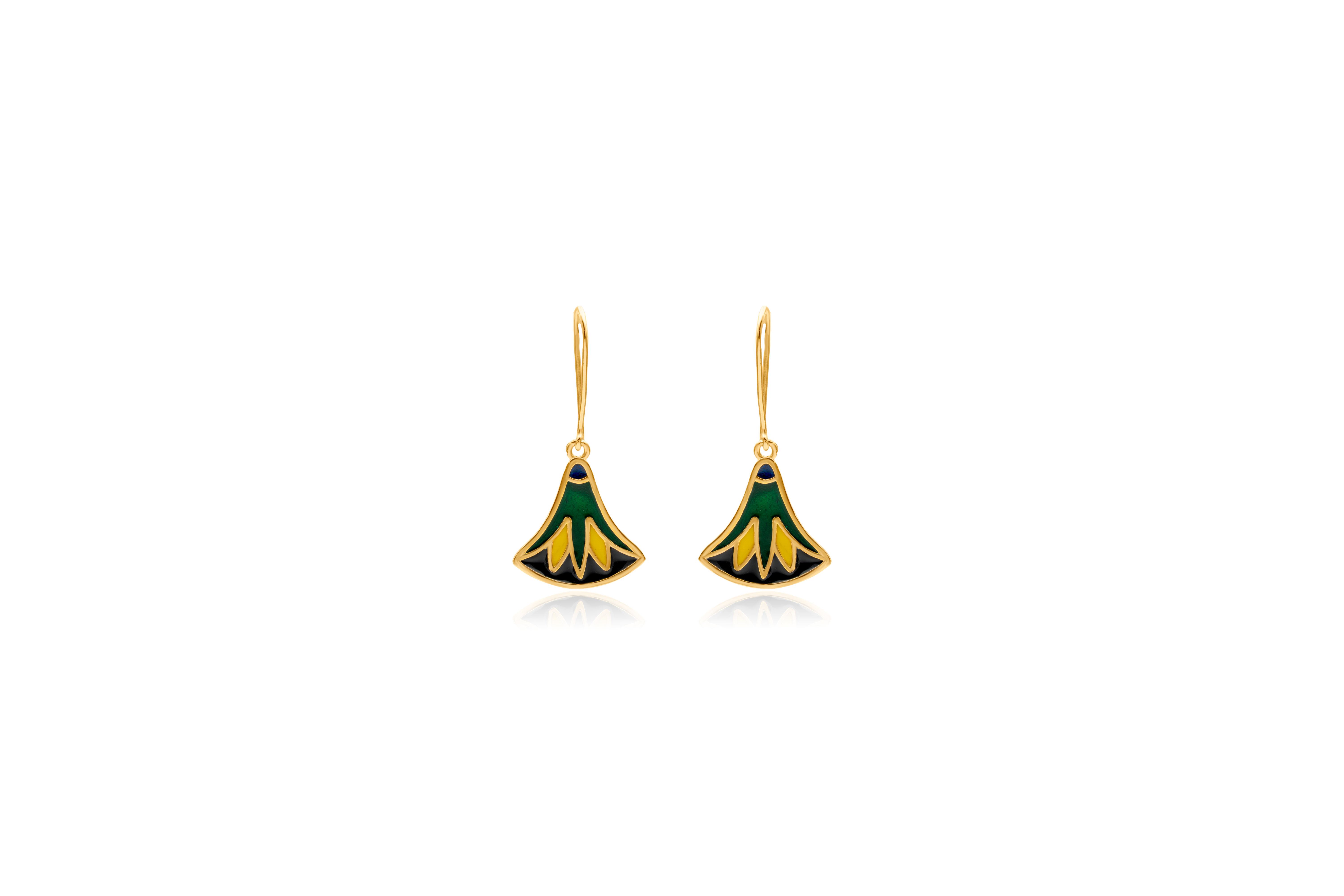 PETAL CROWN SILVER EARRINGS