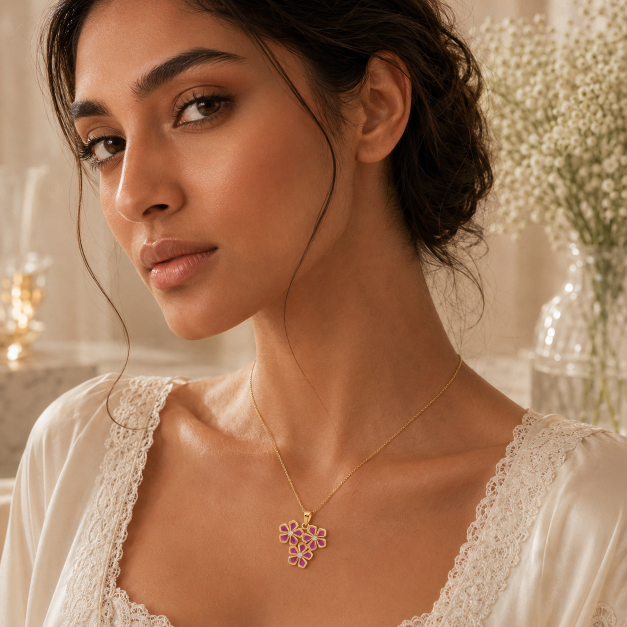 BLOSSOM SHINE SILVER PENDANT