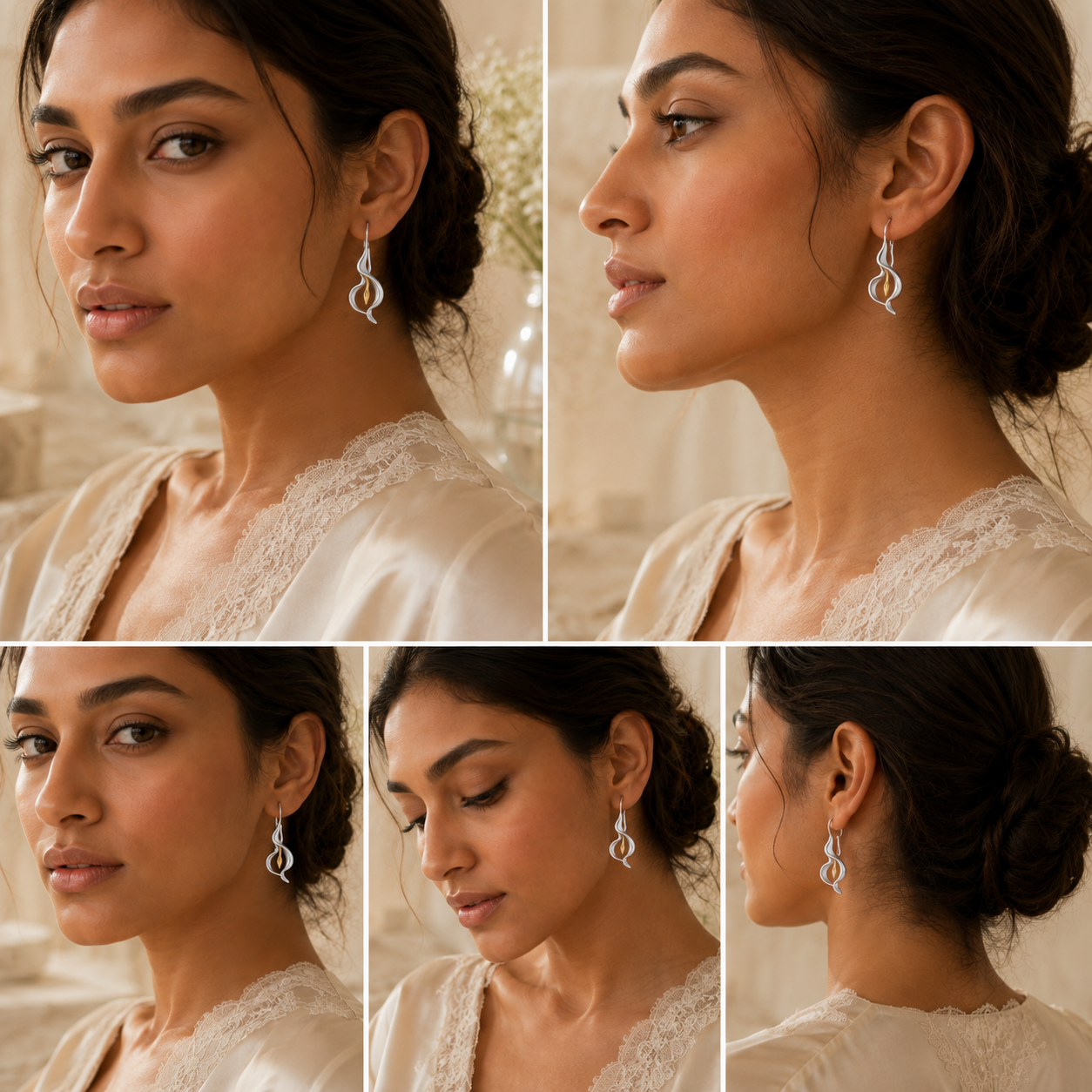 CALLA LILY DROP EARRINGS