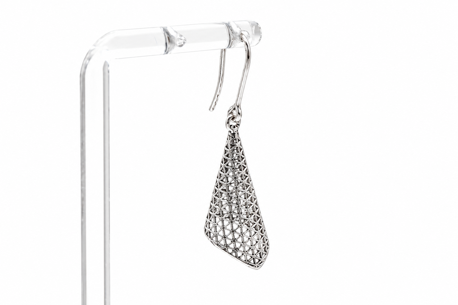 CONOID SILVER EARRINGS