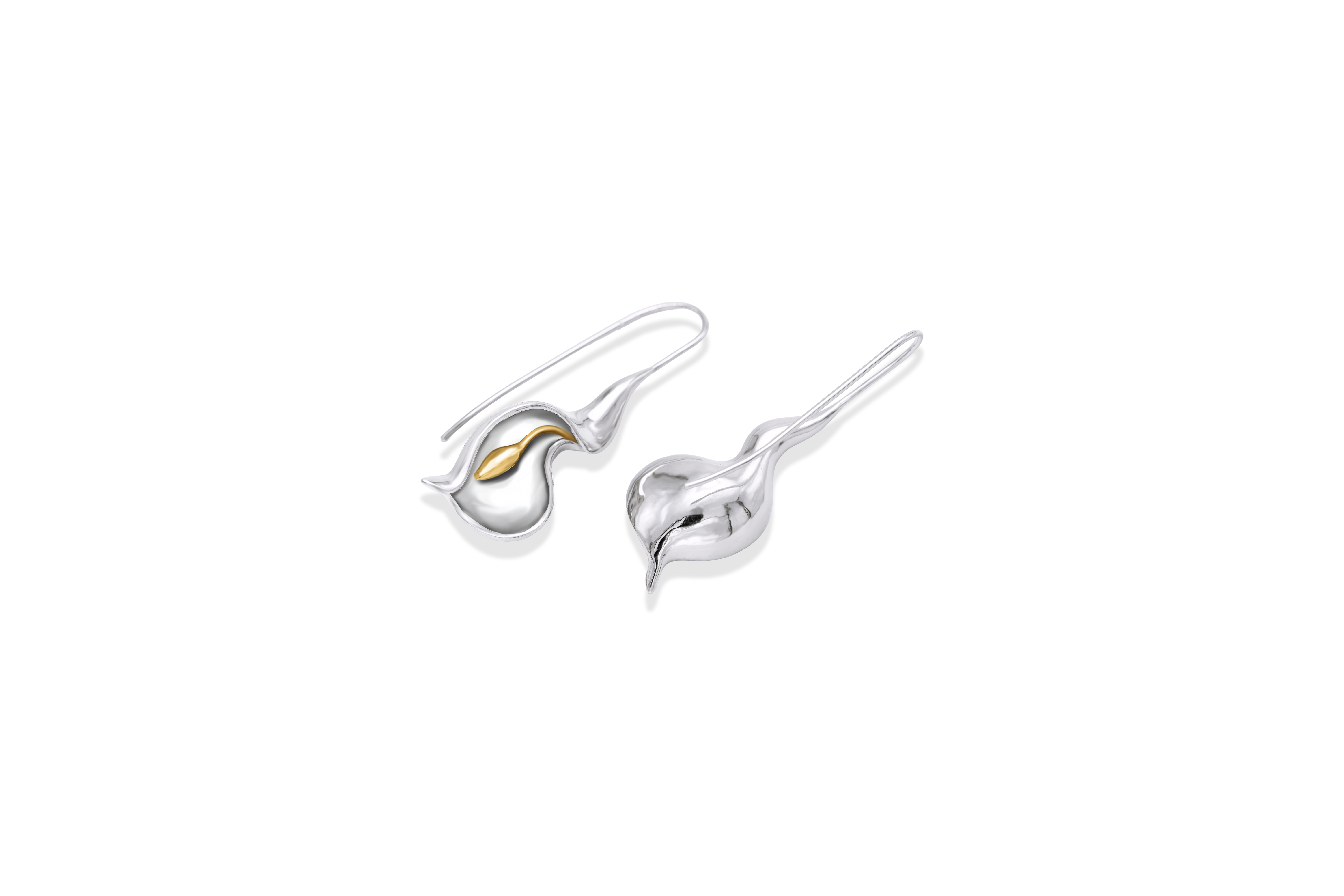 CALLA LILY DROP EARRINGS