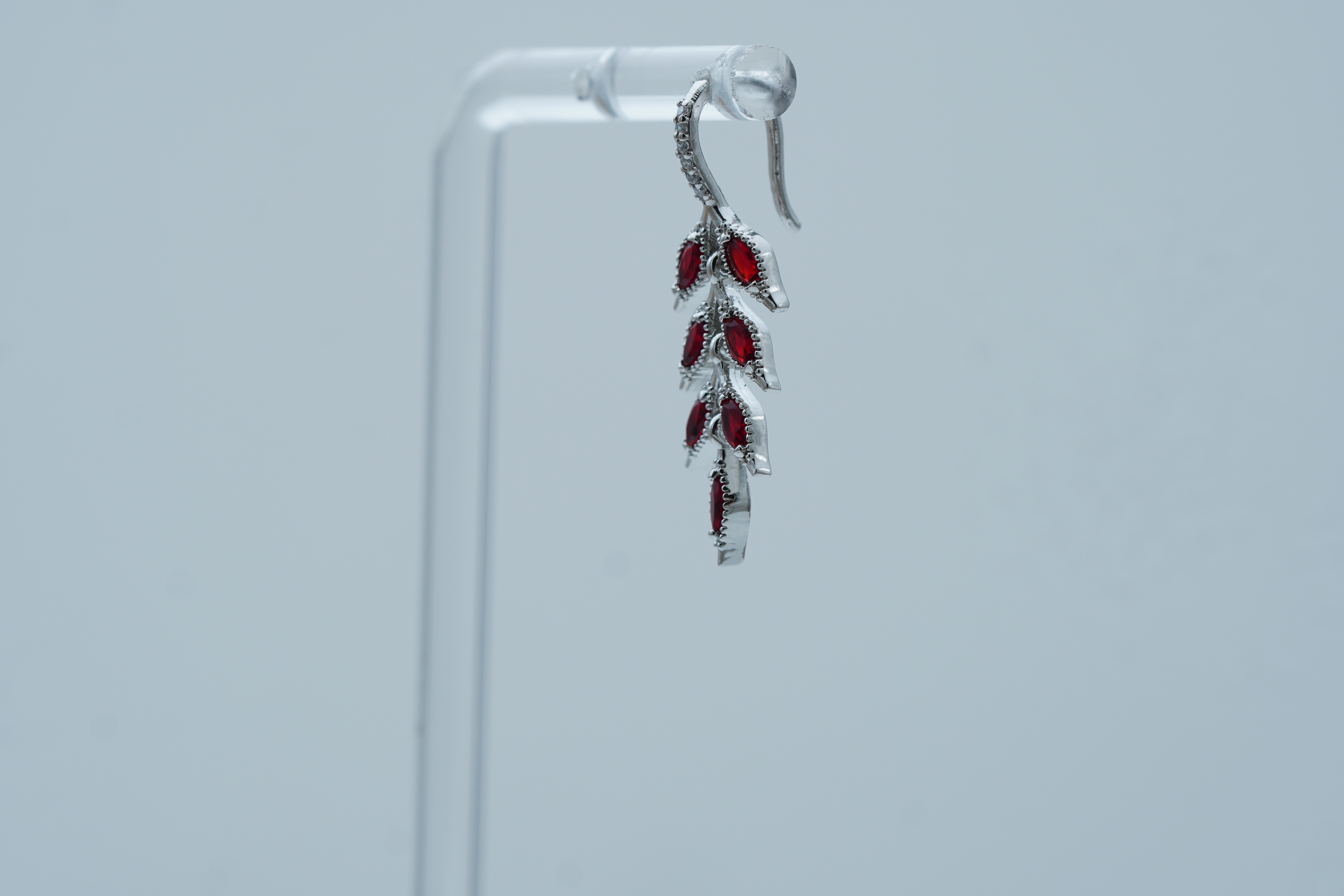 SILVER CANOPY DROP EARRINGS