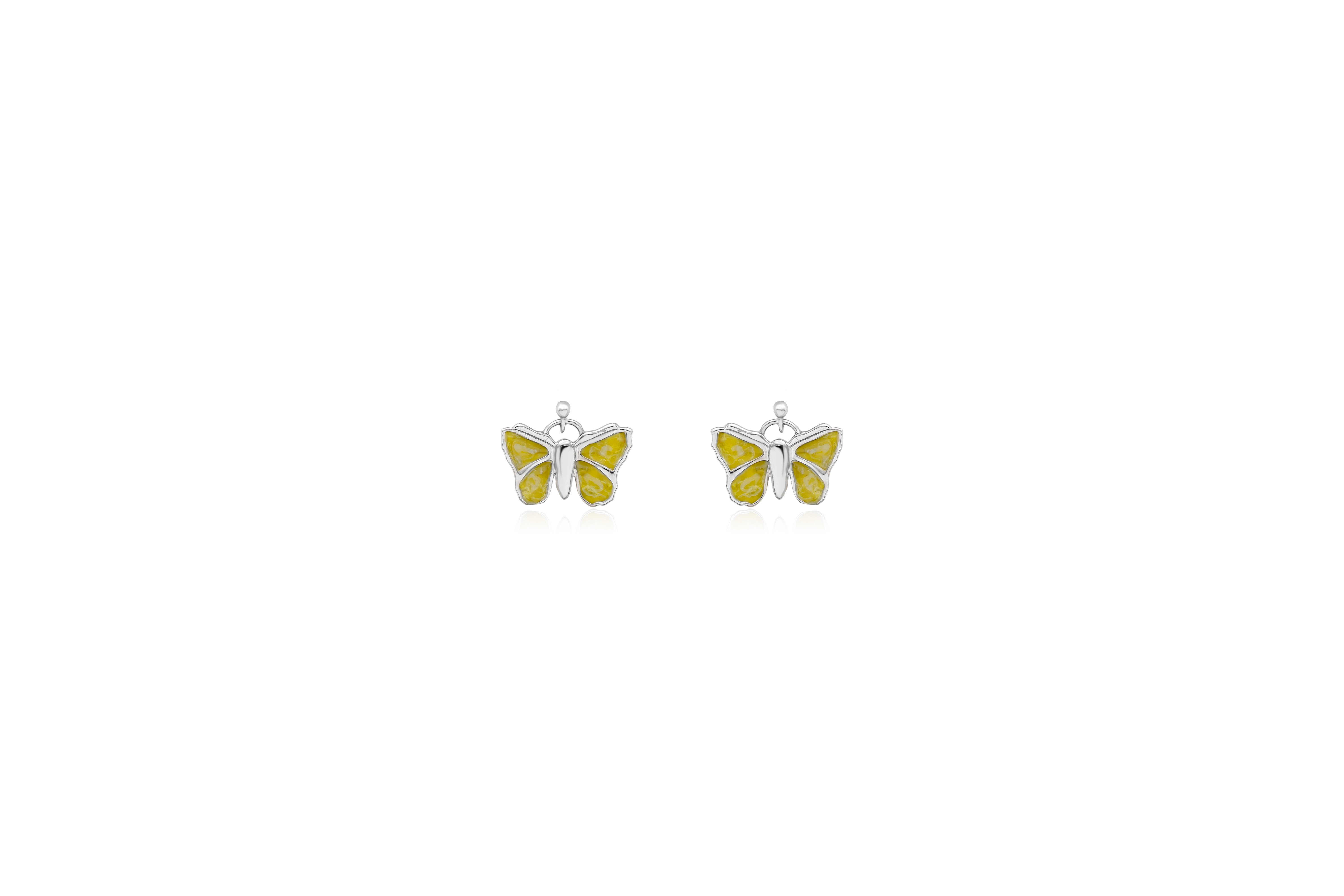 BUTTERFLY BLISS SILVER EARRINGS