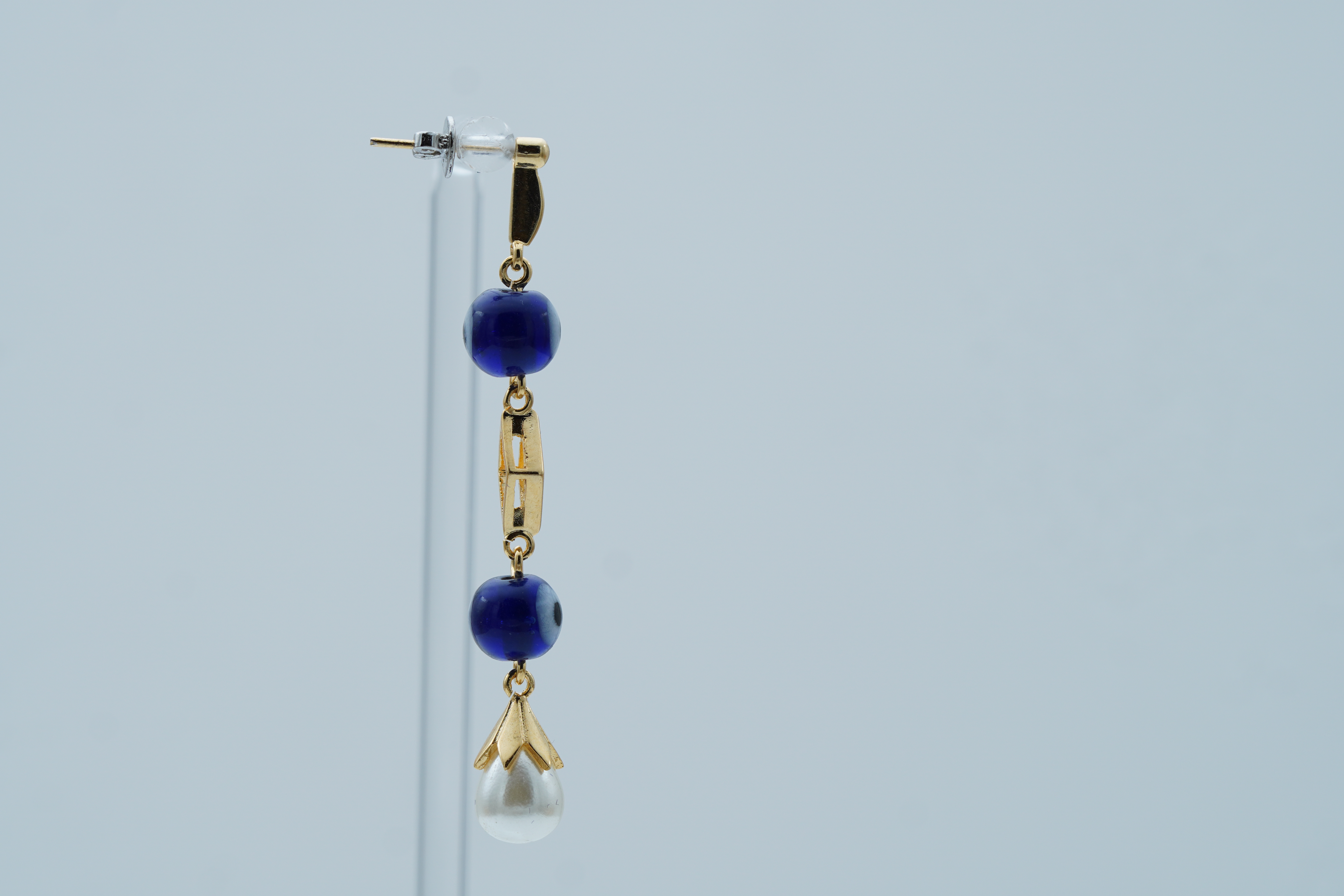 EVIL EYE WARD SILVER EARRINGS
