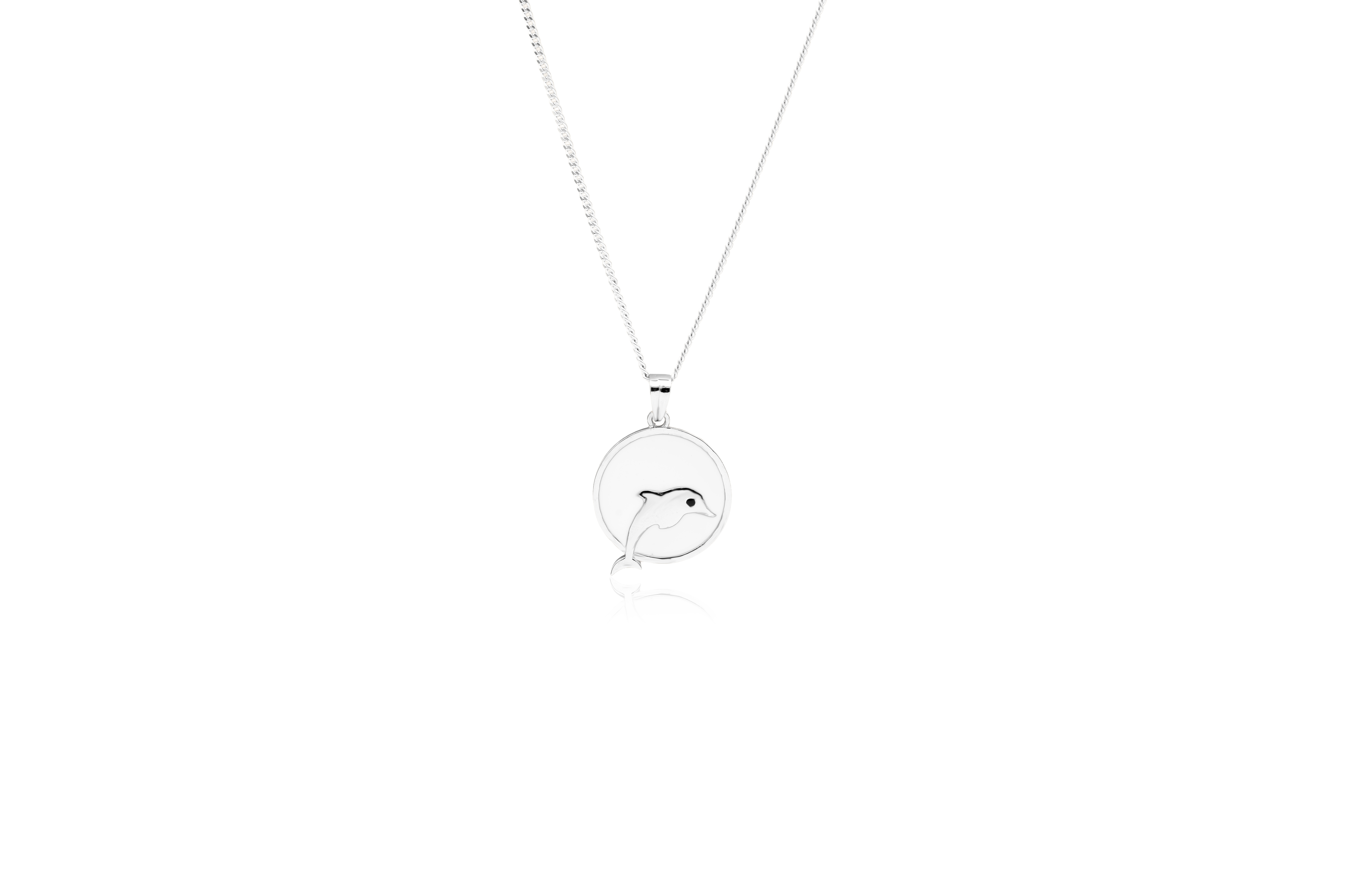 ENCHANTED DOLPHIN SILVER PENDANT