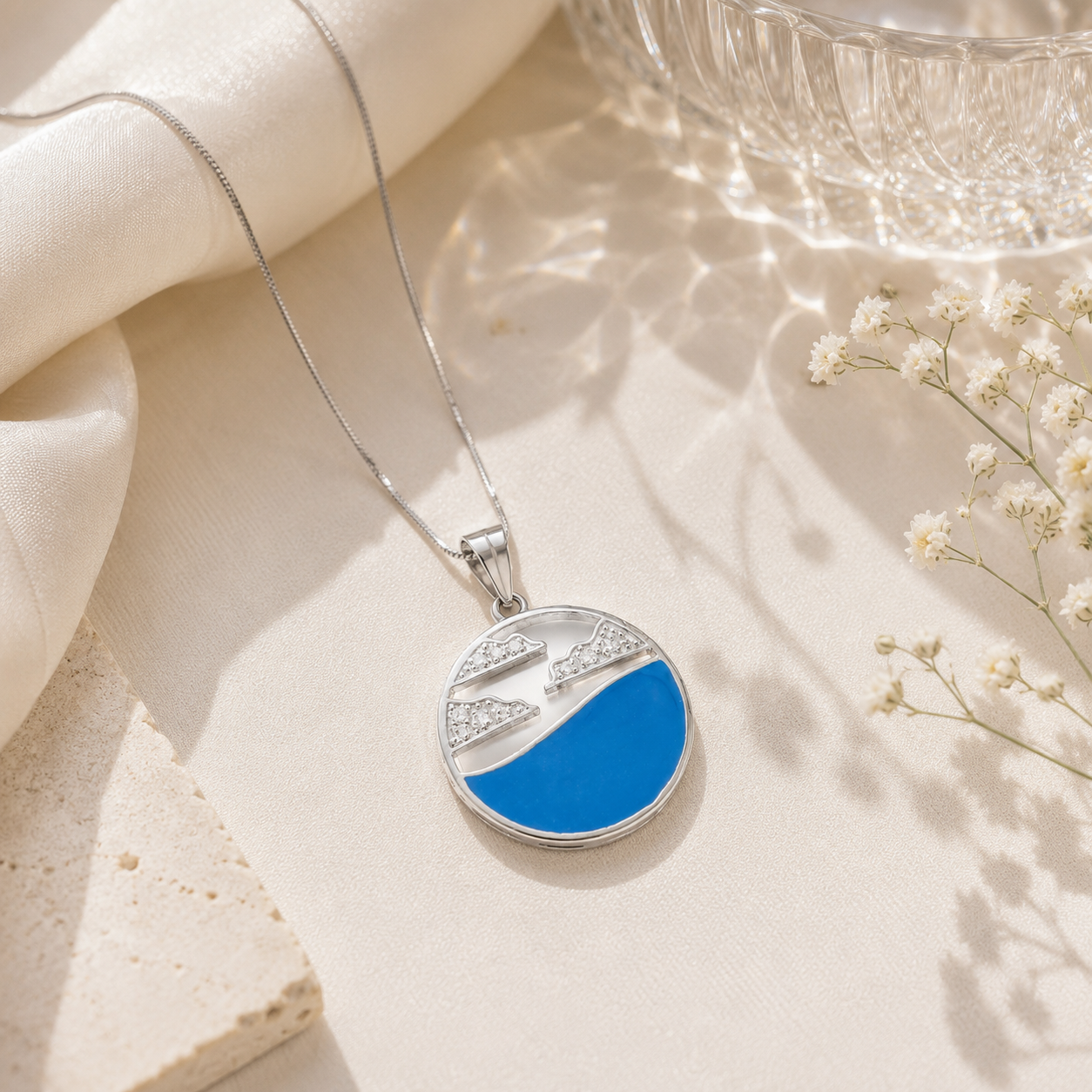 Nature's love silver pendant – handcrafted silver PENDANTS