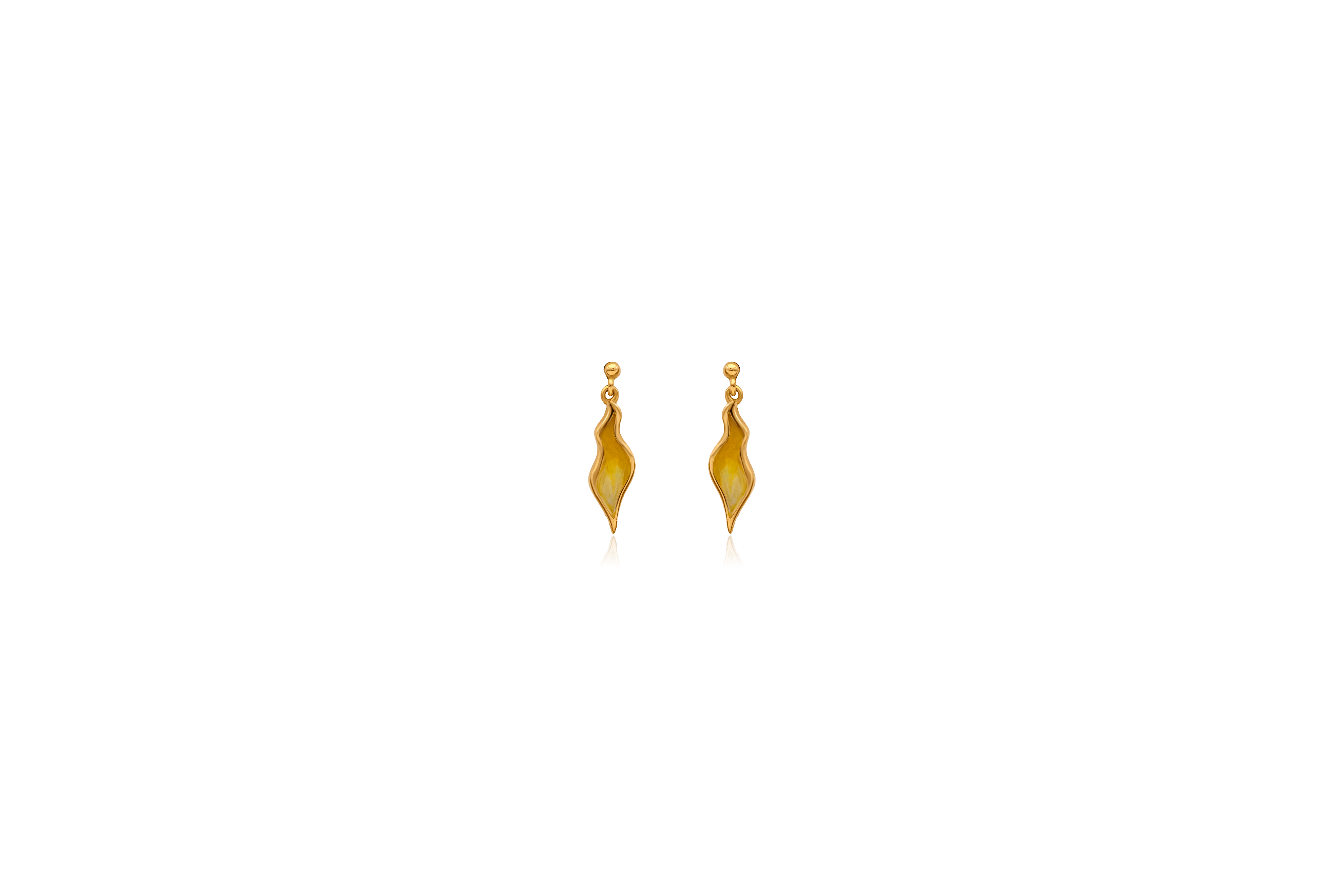 MEENAKARI FLOW SILVER EARRINGS