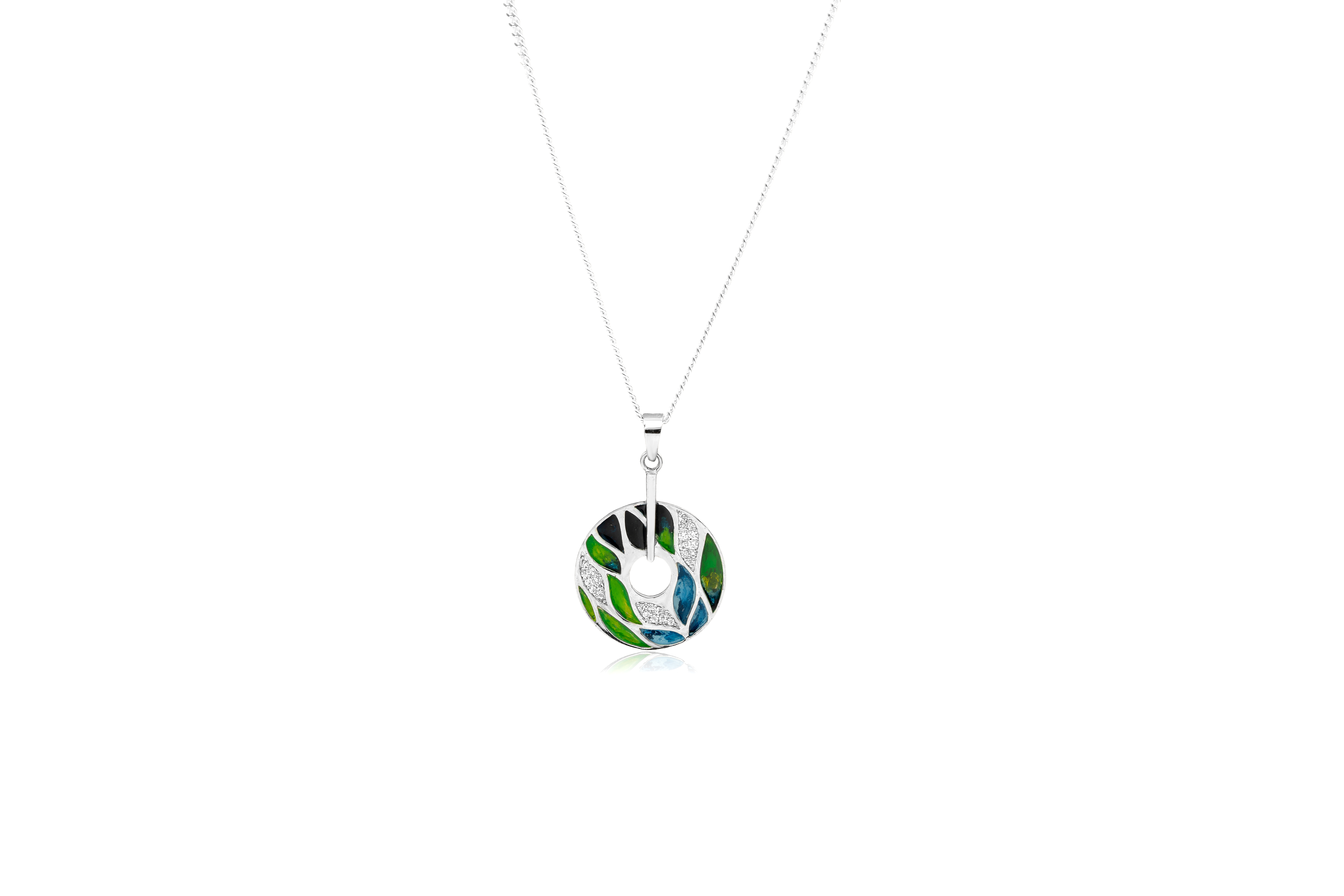 ENCHANTED FLAME SILVER PENDANT