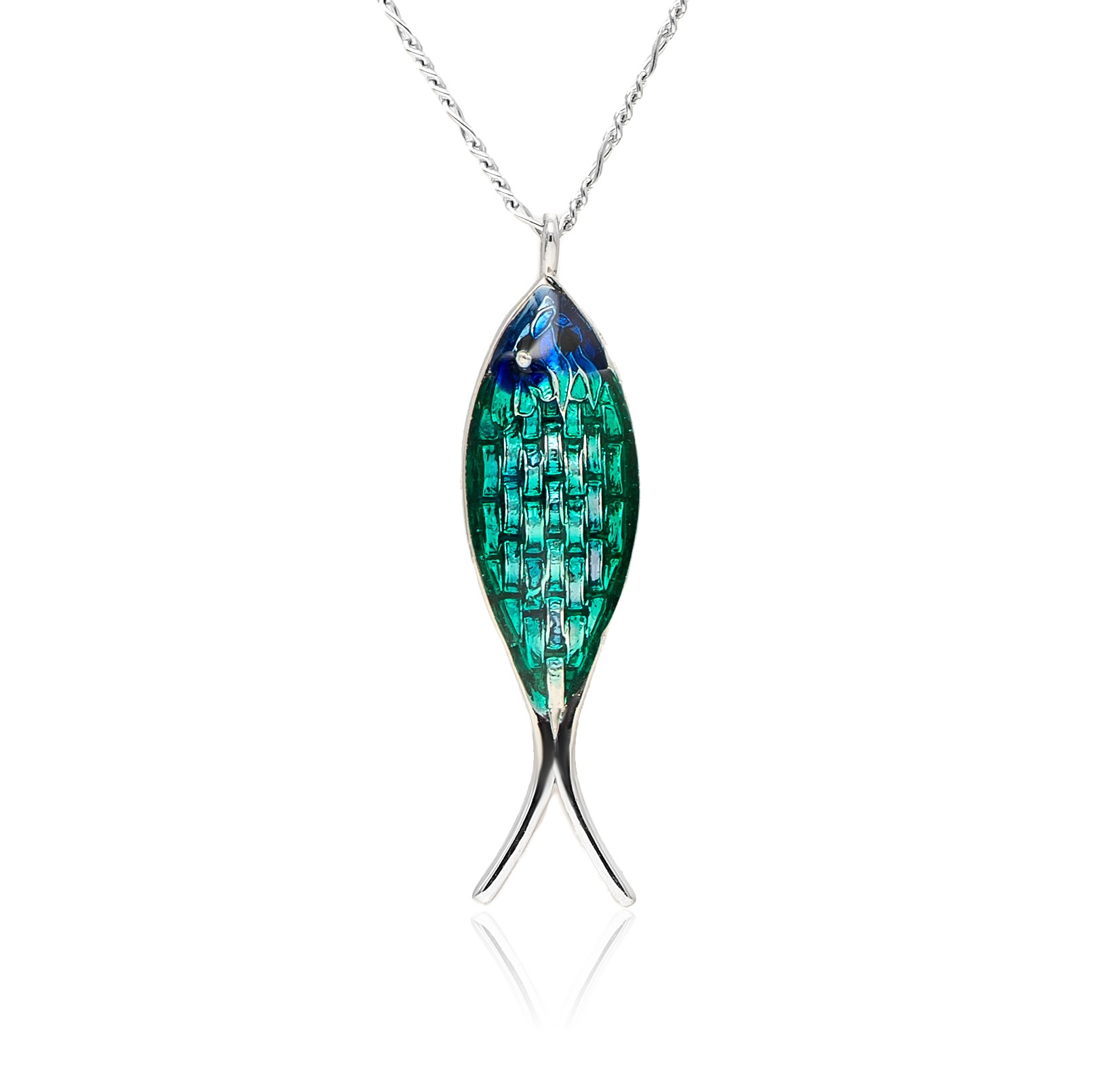 Aquatic Love Silver Pendant