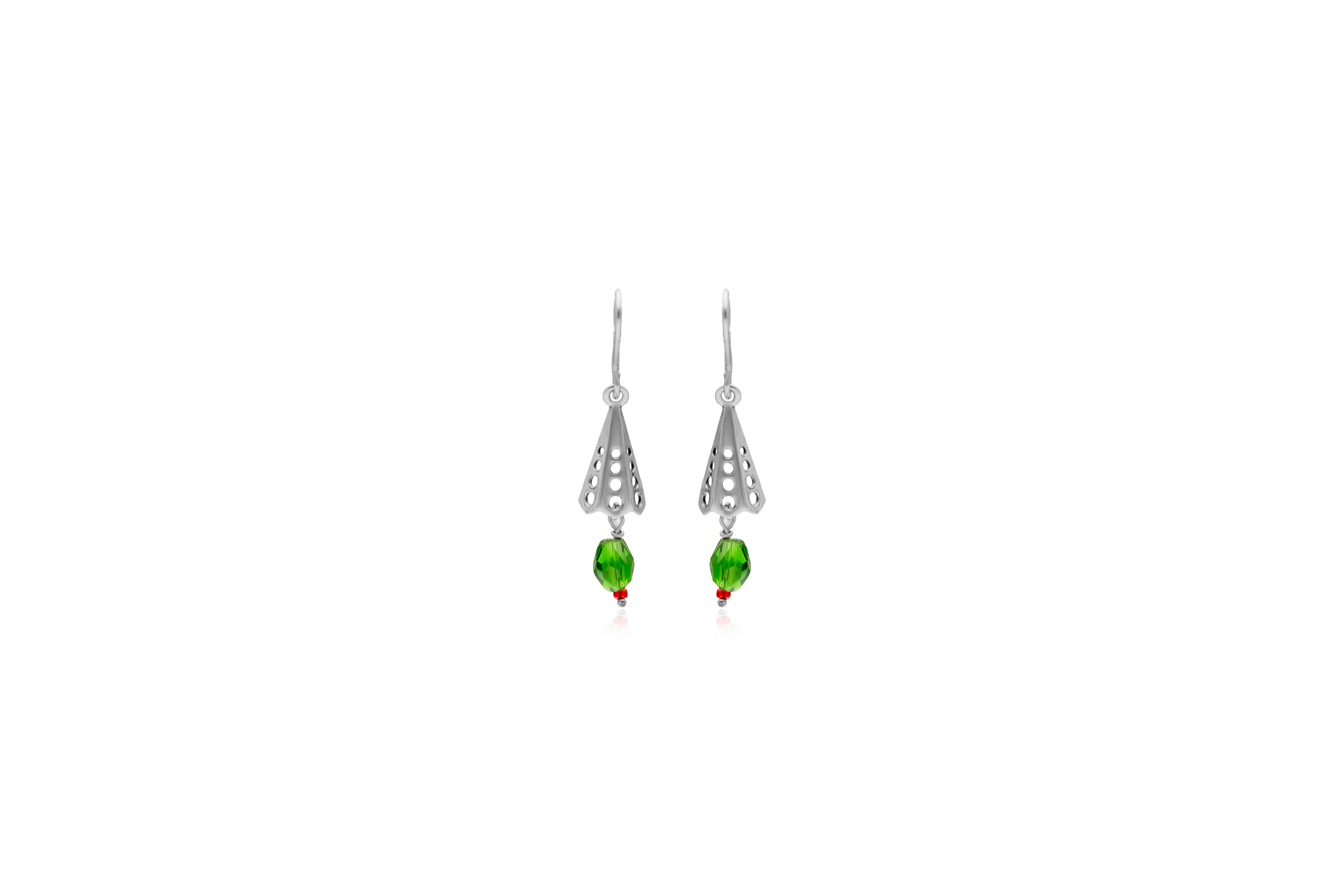 ELITE SILVER DROP EARRINGS