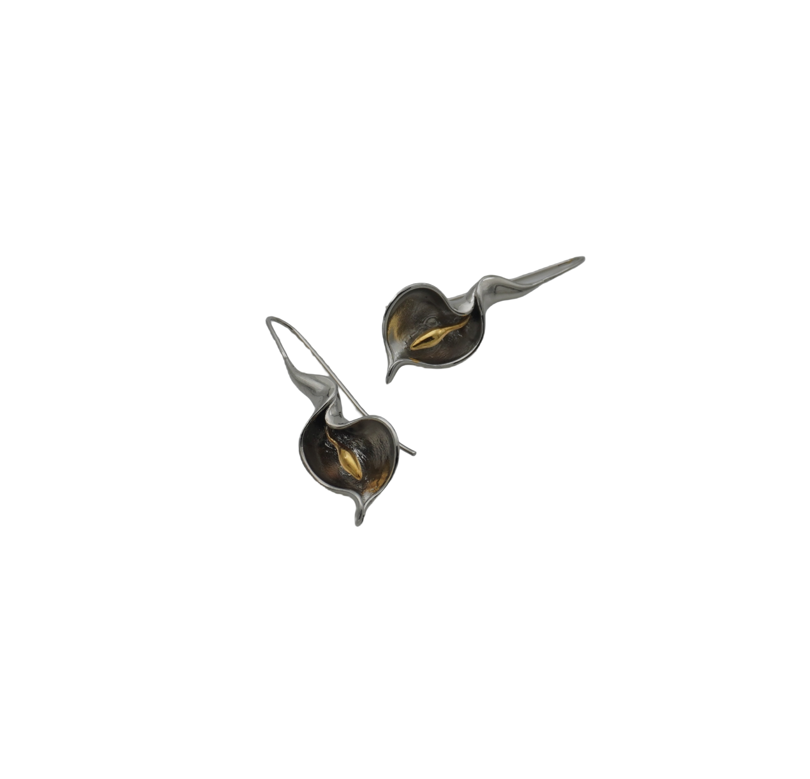 CALLA LILY DROP EARRINGS