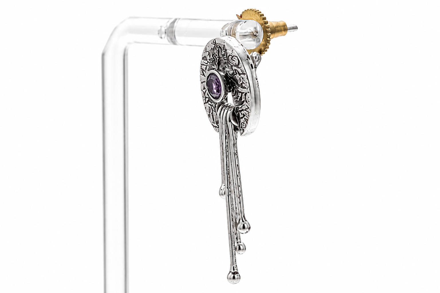 Funky Silver Earrings
