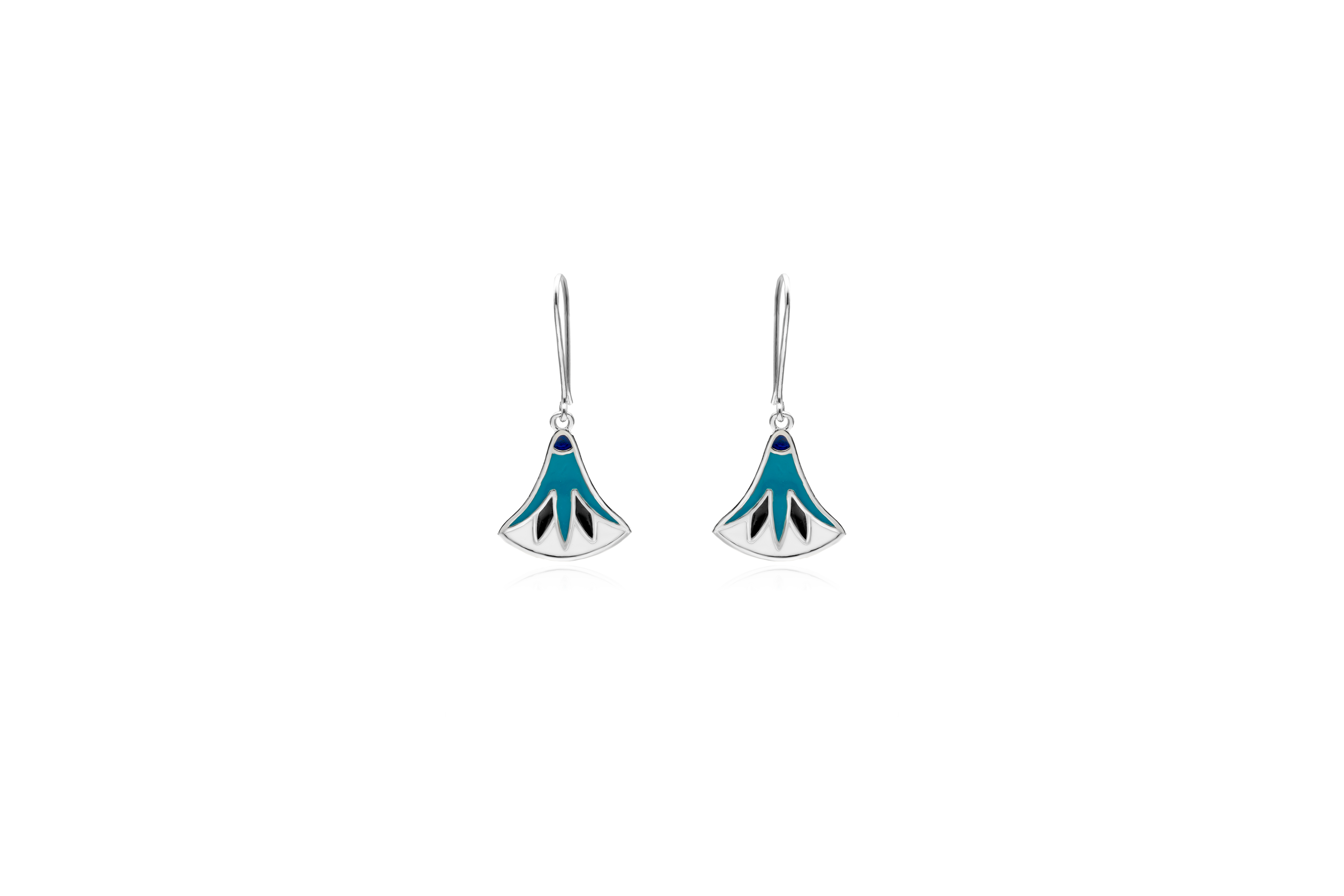 PETAL CROWN SILVER EARRINGS